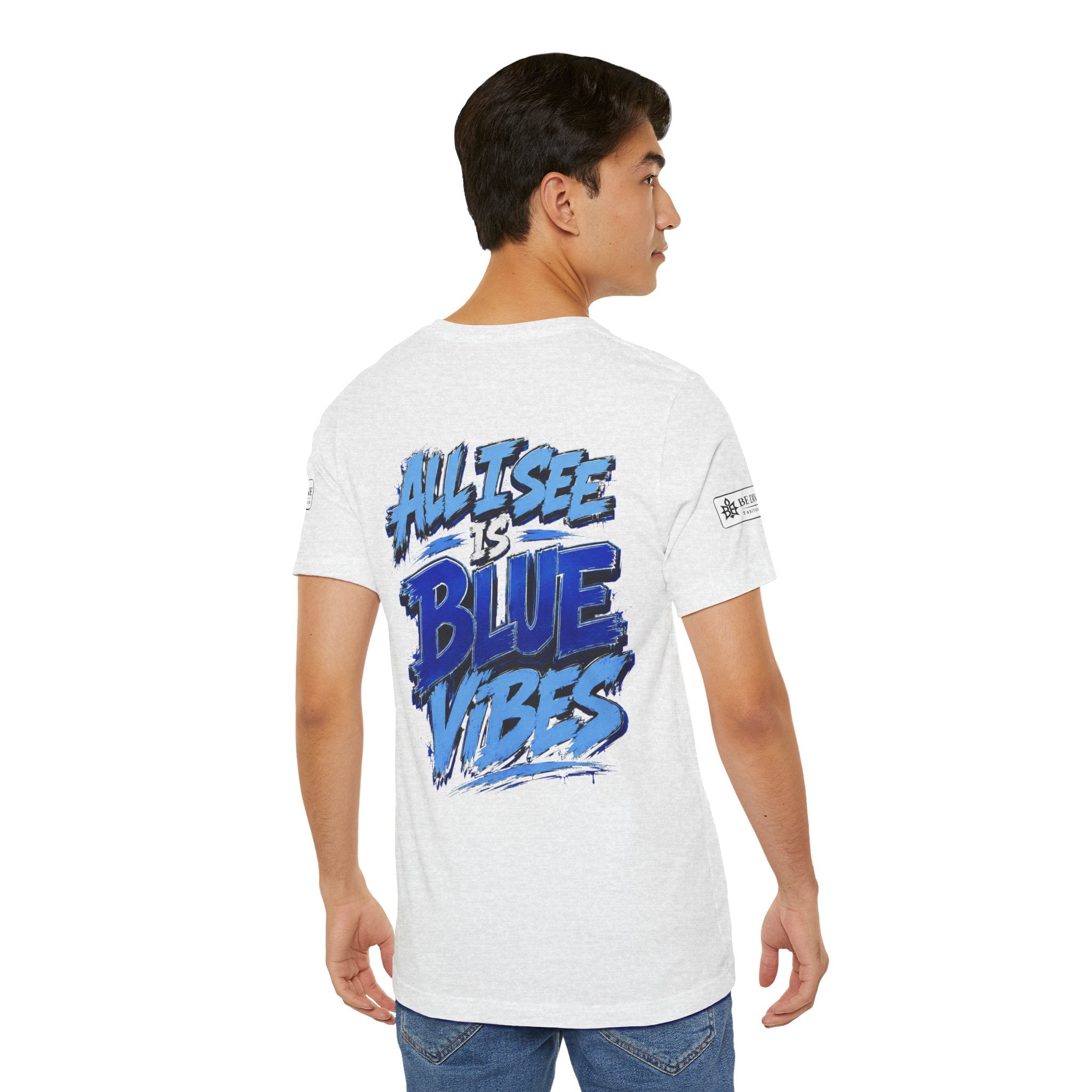 BE DIVINE™ Rolling Di Heritage – All I See Is Blue Vibes Heritage Tee