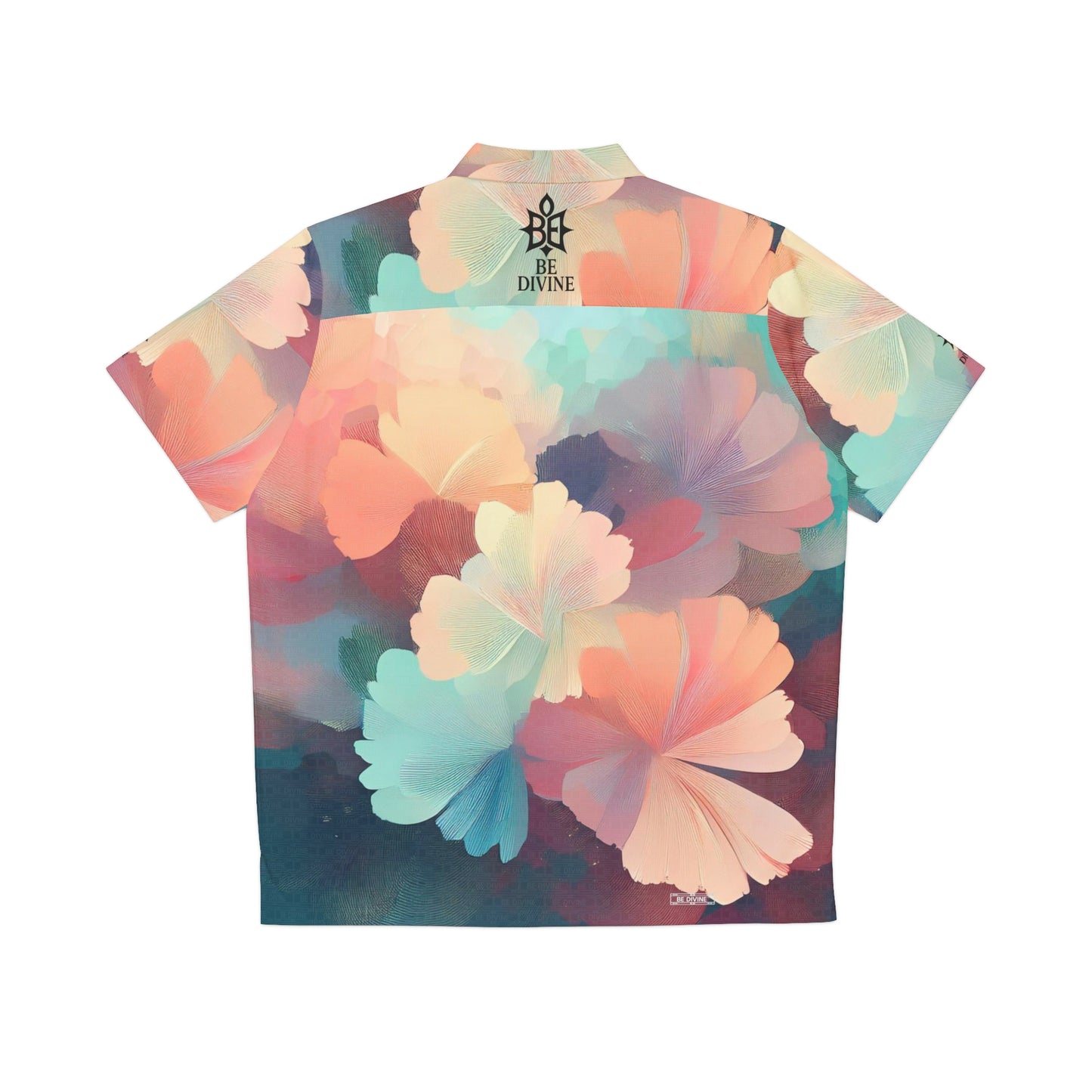 TABITHA ESSIE™ Abstract Bloom Hawaiian Shirt (AOP)