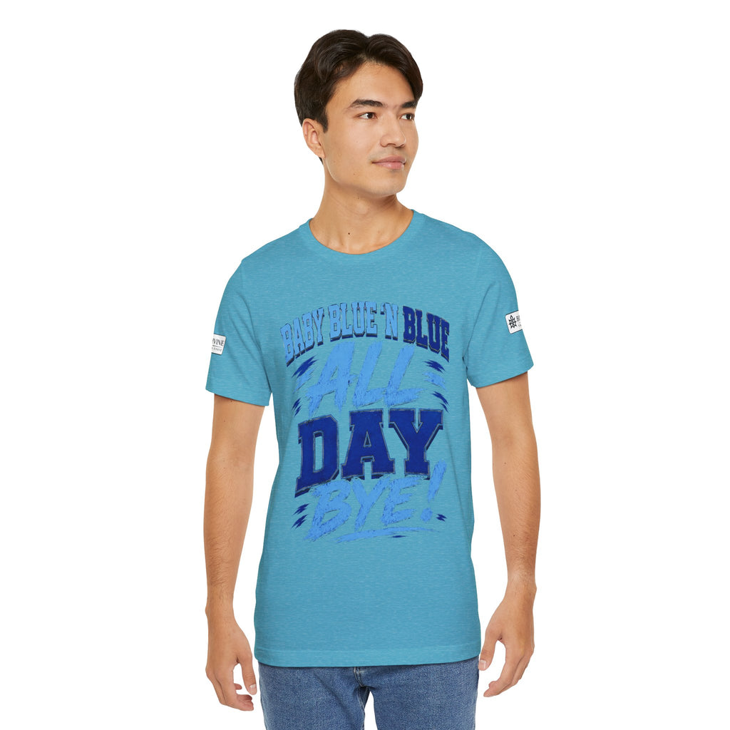 BE DIVINE™ Baby Blue 'N Blue All Day Bye! Heritage Collector Tee
