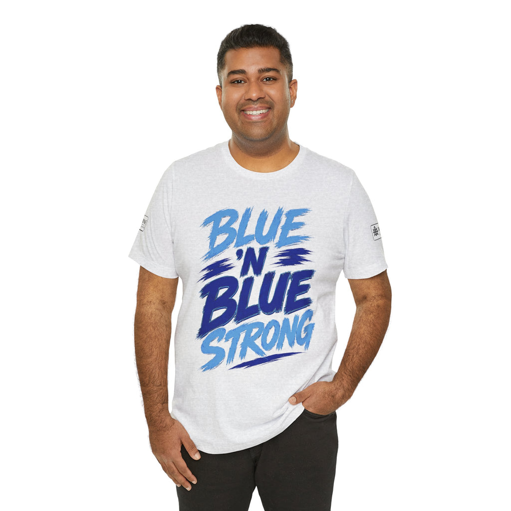 BE DIVINE™ Blue 'N Blue Strong Tee – Let's Gooo Baby Blue 'N Blue Edition