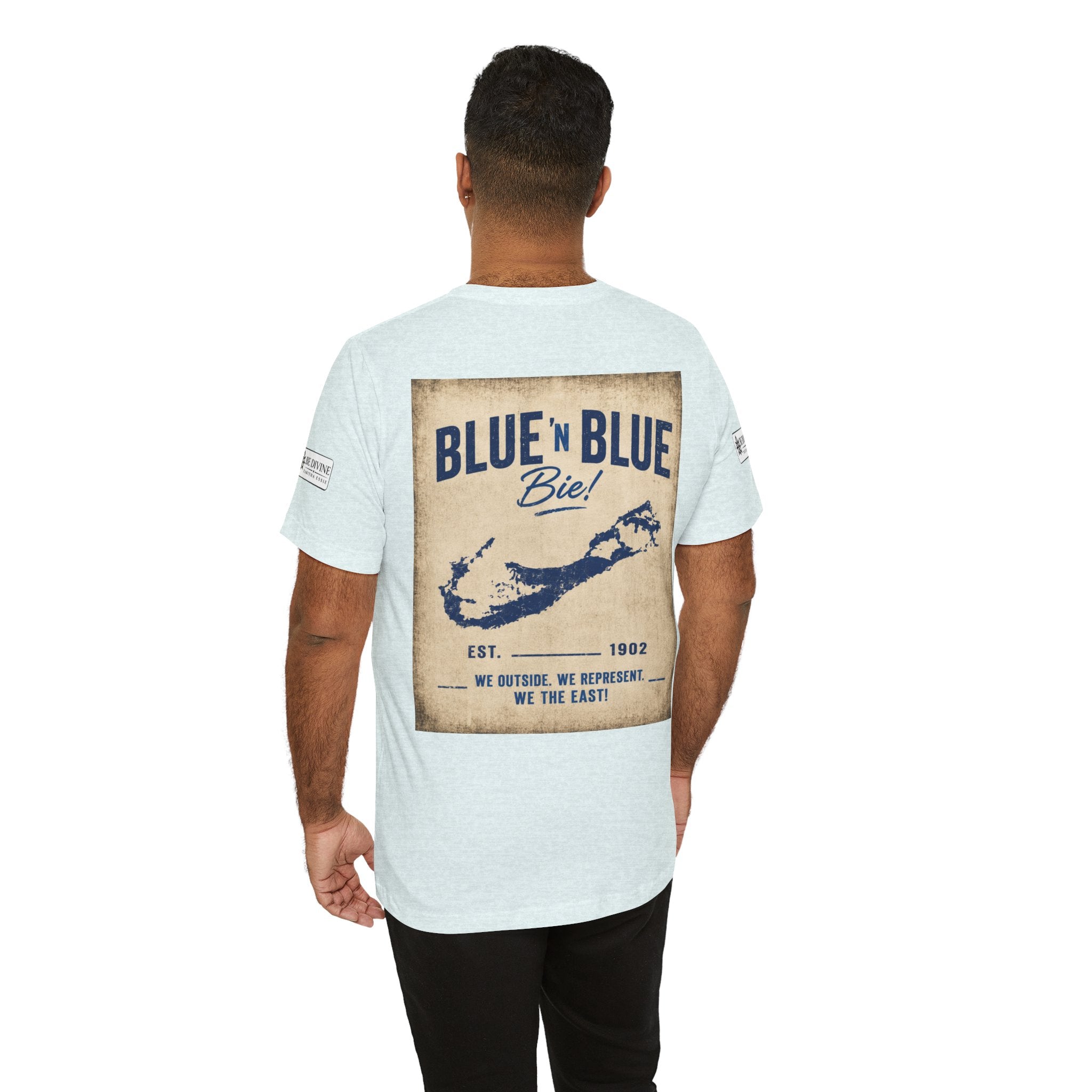 BE DIVINE™ Blue and Blue Bie! – East Side Heritage Collector Tee