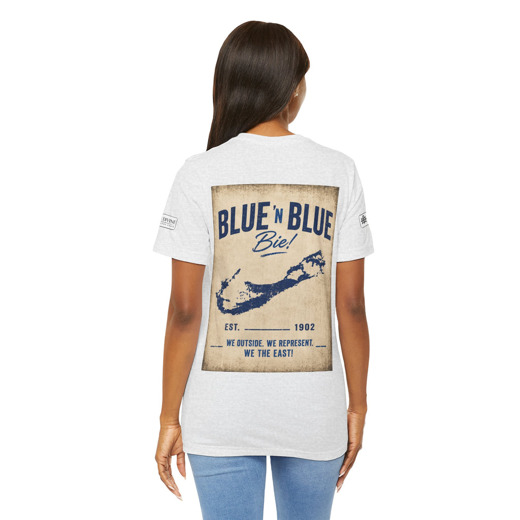 BE DIVINE™ Blue and Blue Bie! – East Side Heritage Collector Tee