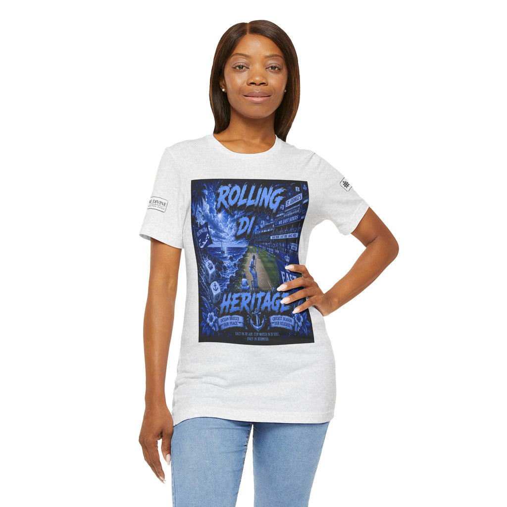 BE DIVINE™ Rolling Di Heritage – All I See Is Blue Vibes Heritage Tee