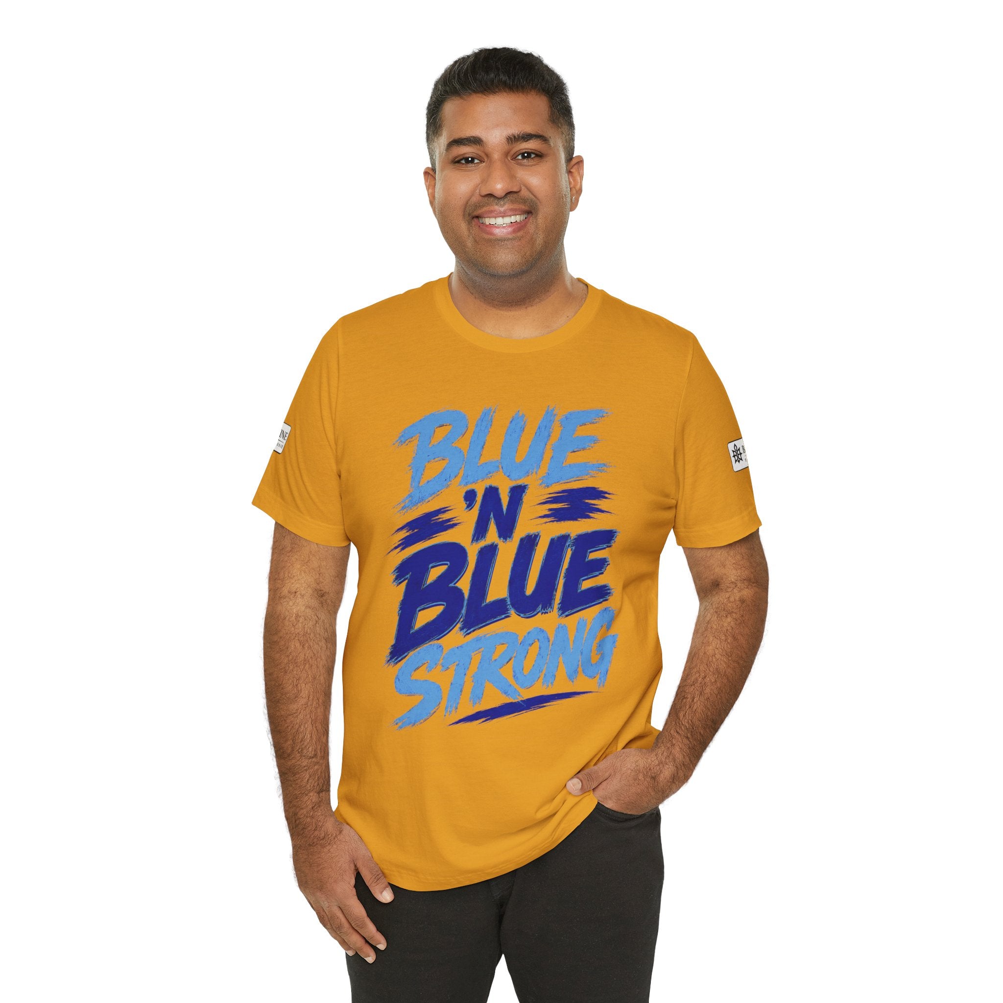 BE DIVINE™ Blue 'N Blue Strong Tee – Let's Gooo Baby Blue 'N Blue Edition
