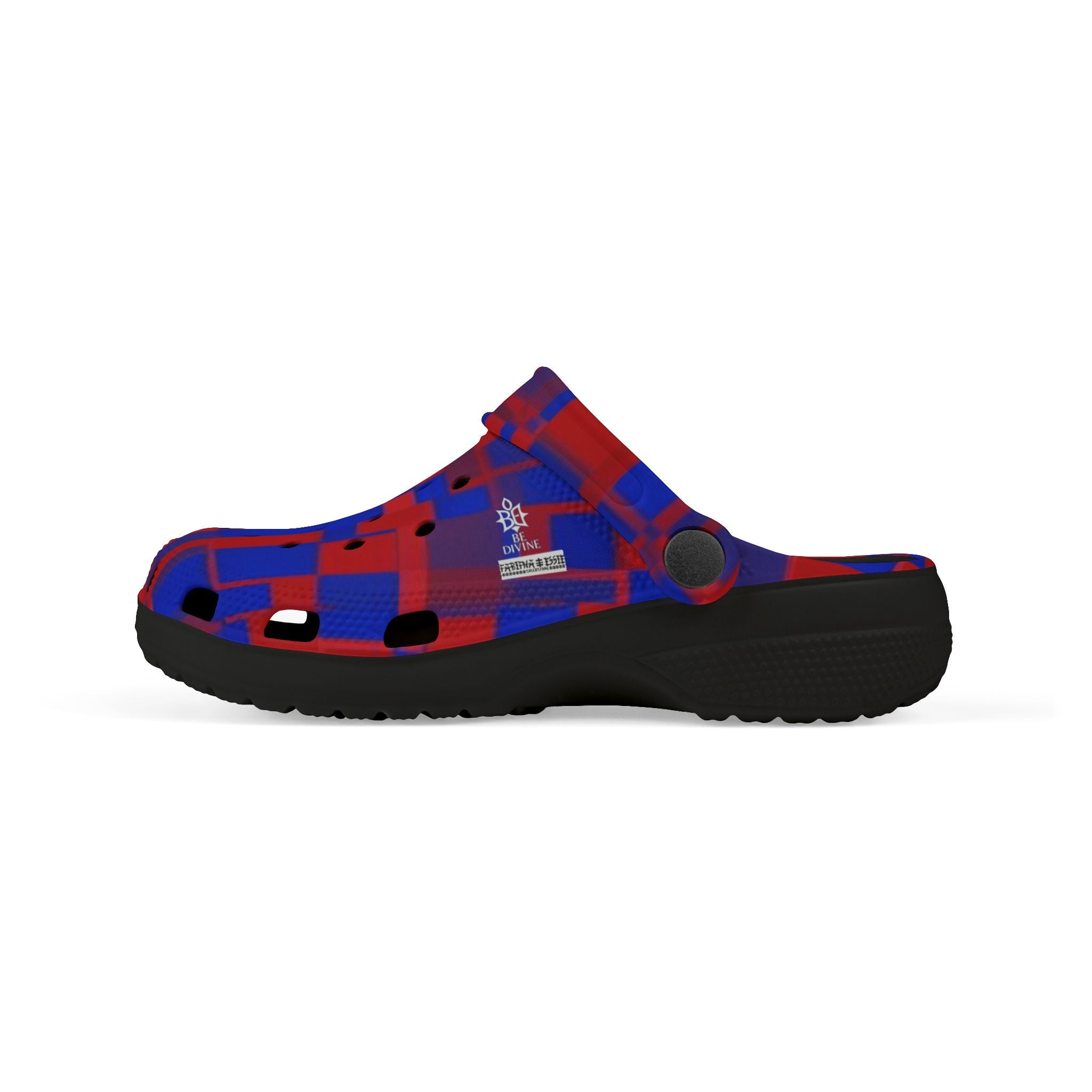 BE DIVINE™ Somerset Camo Block - One of One Cup Match Kids Foam Clogs by Tabitha Essie