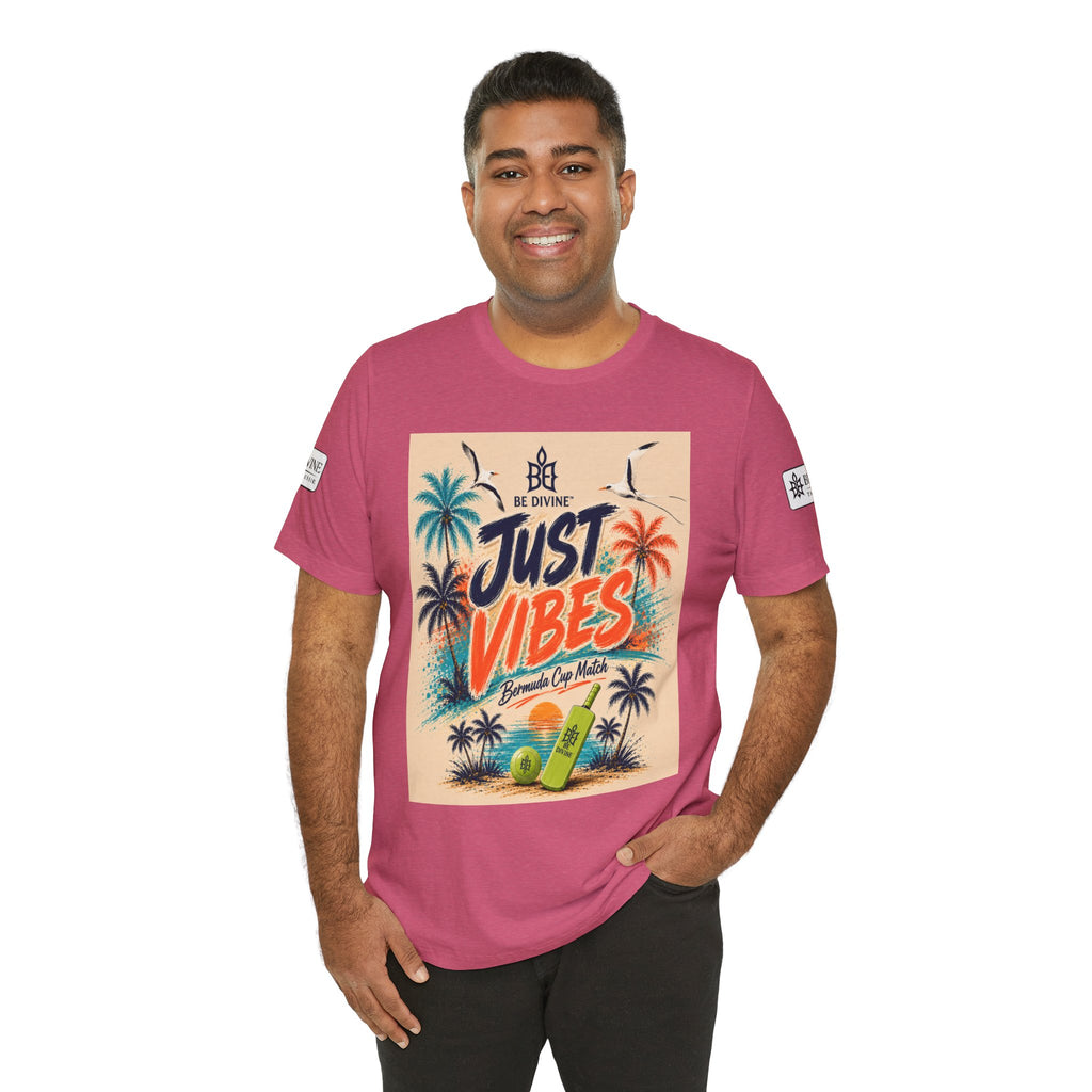 BE DIVINE™ Just Vibes Tee – Bermuda Cup Match Edition