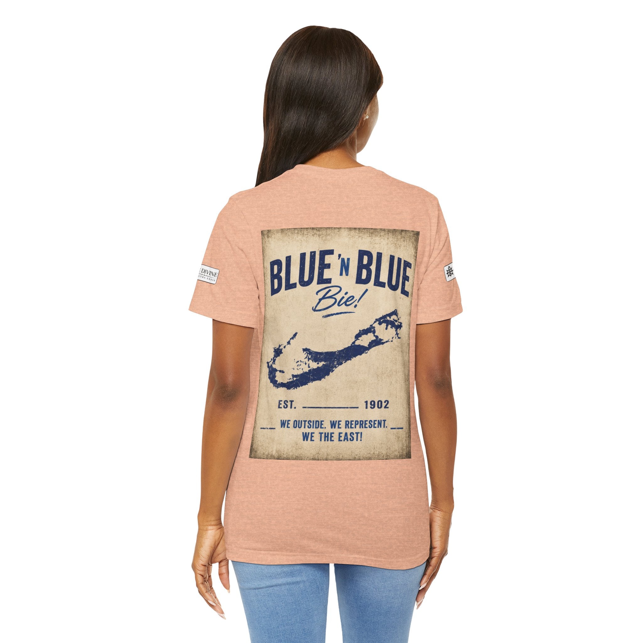 BE DIVINE™ Blue and Blue Bie! – East Side Heritage Collector Tee