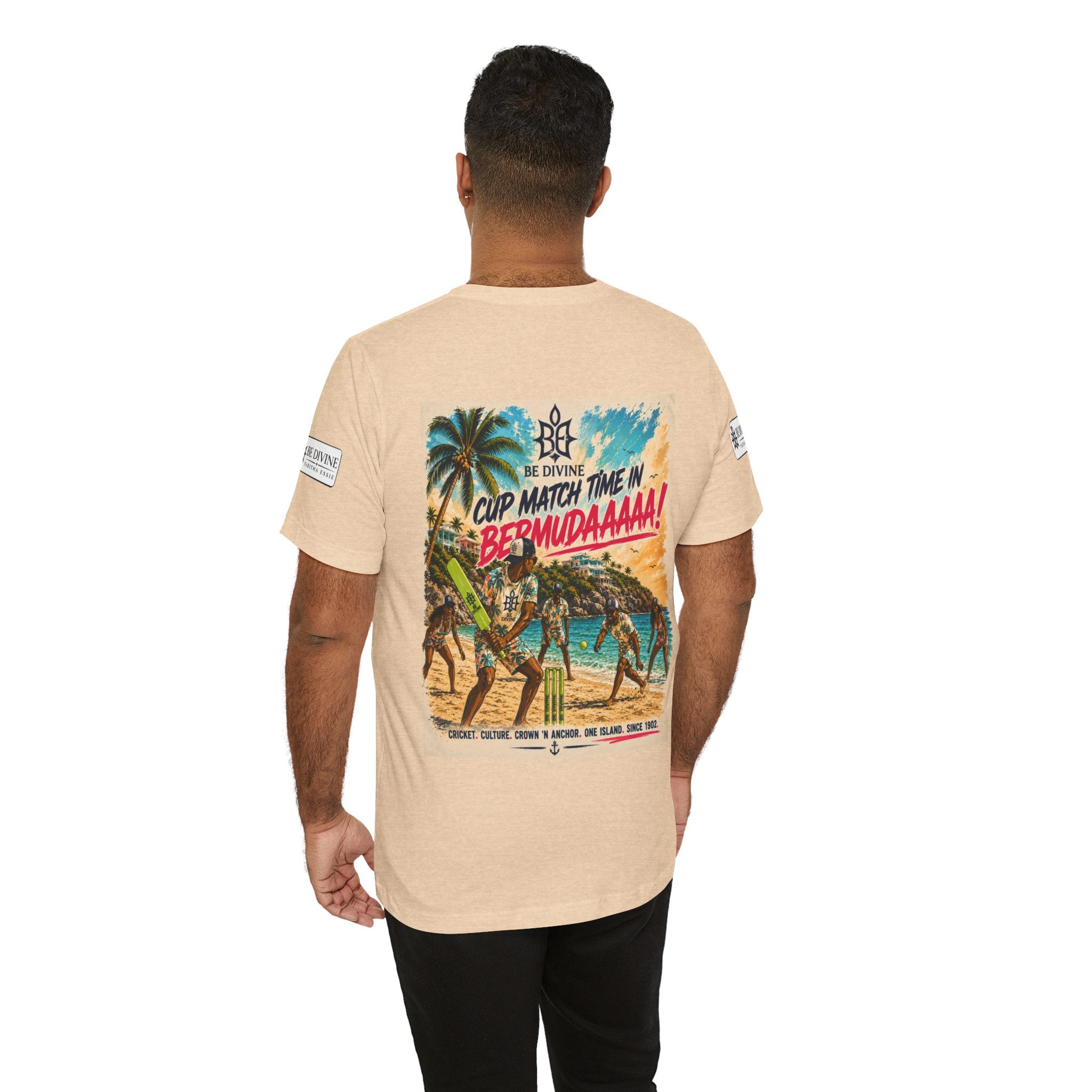 BE DIVINE™ Just Vibes Tee – Bermuda Cup Match Edition