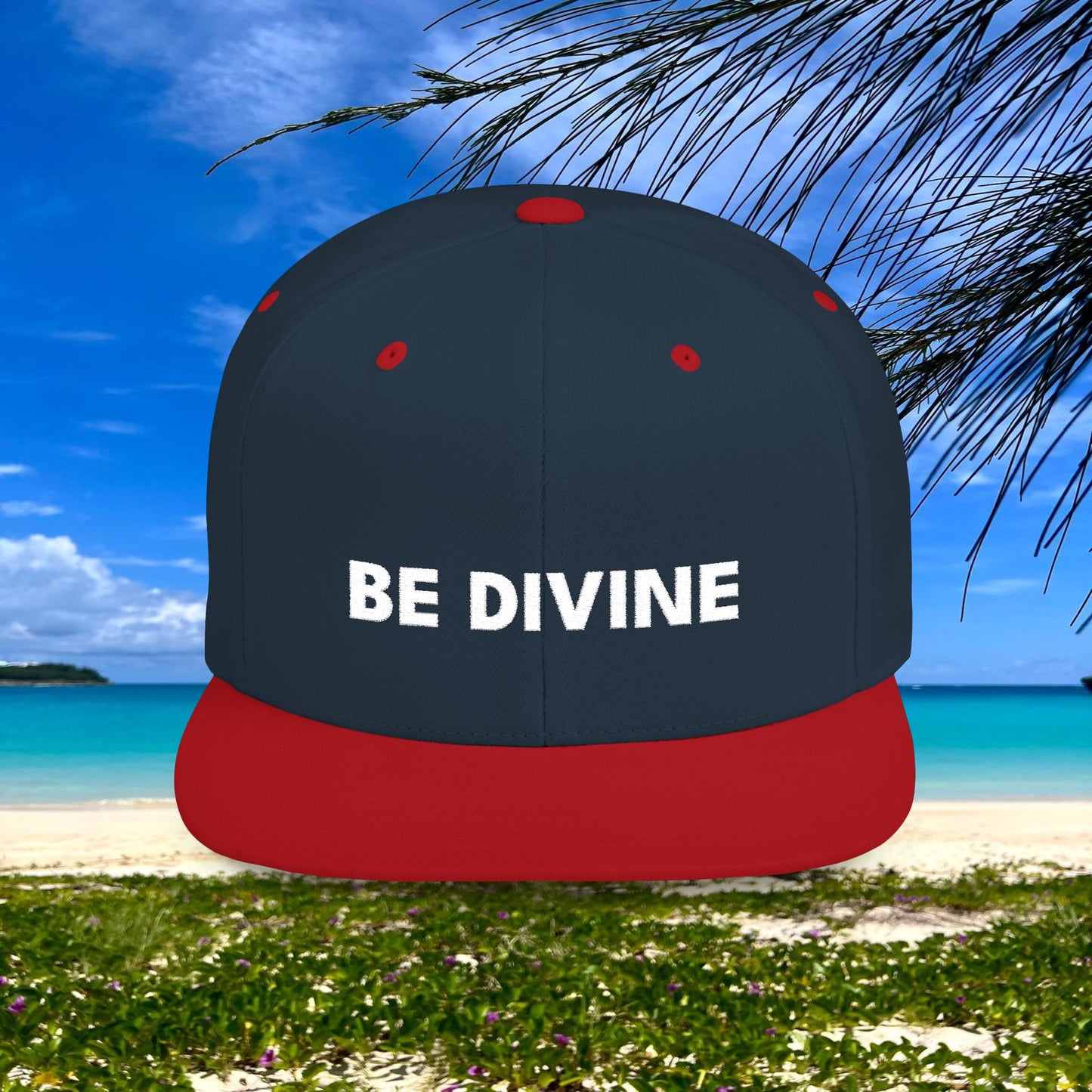 BE DIVINE™ Premium Snapback – White Text Edition
