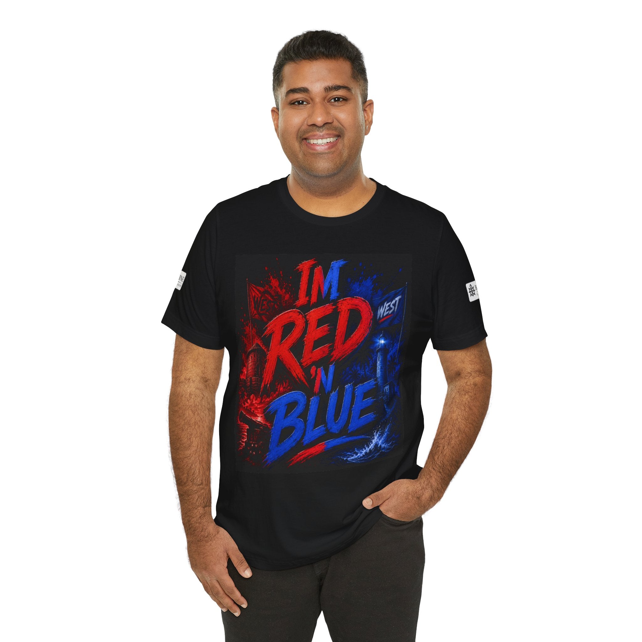 BE DIVINE™ I’m Red ’N Blue Energy Tee