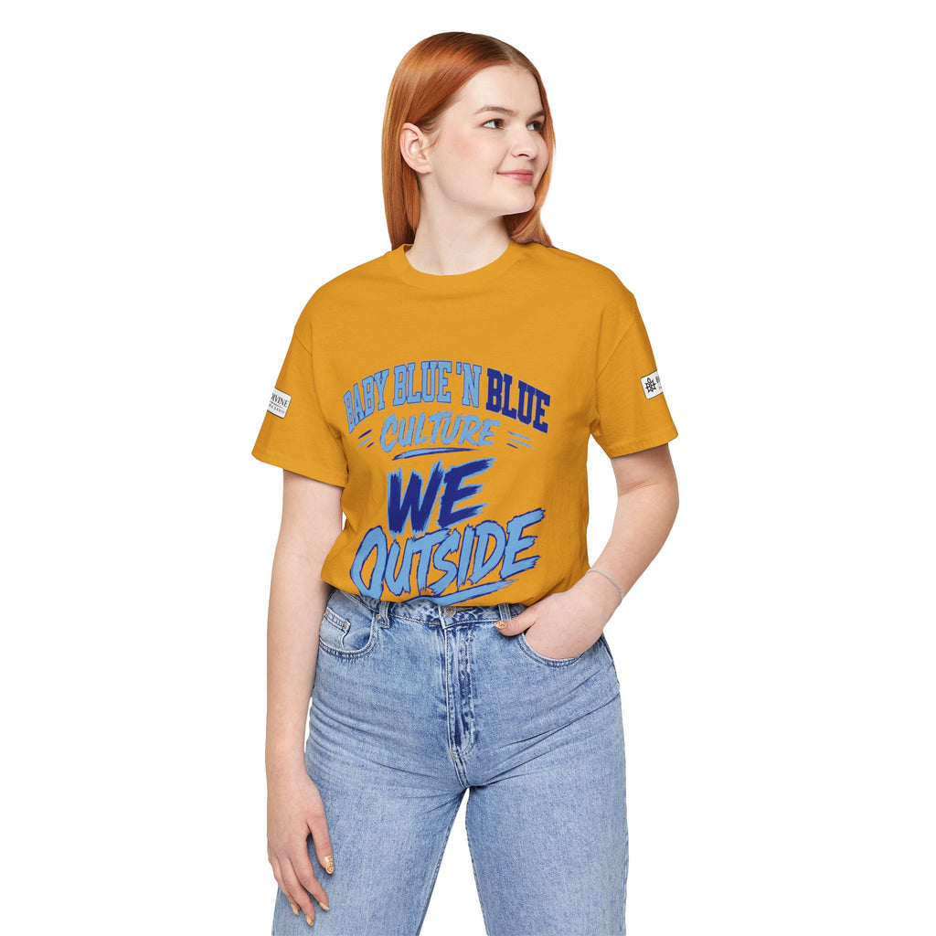 BE DIVINE™ Baby Blue 'N Blue Culture – We Outside Tee