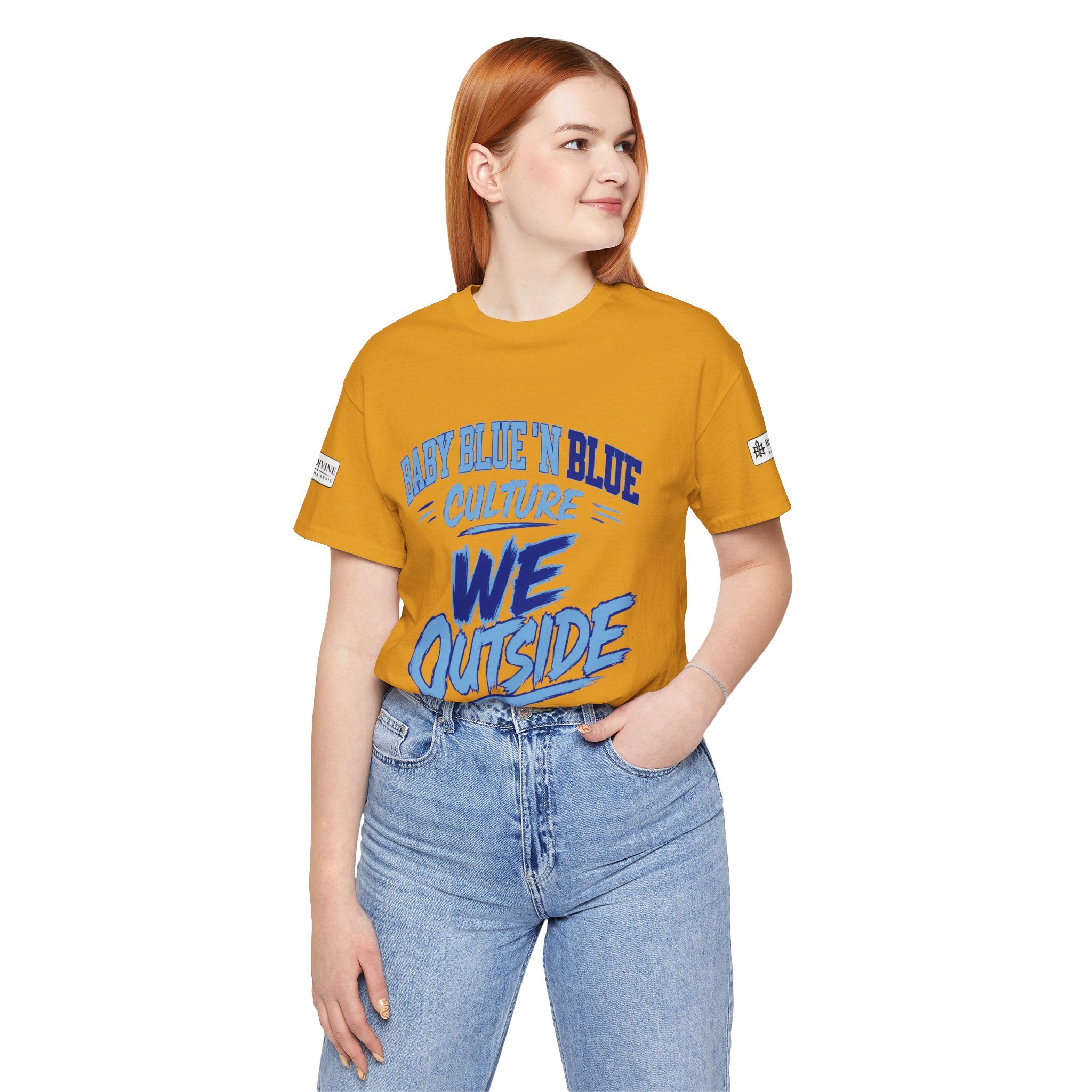 BE DIVINE™ Baby Blue 'N Blue Culture – We Outside Tee