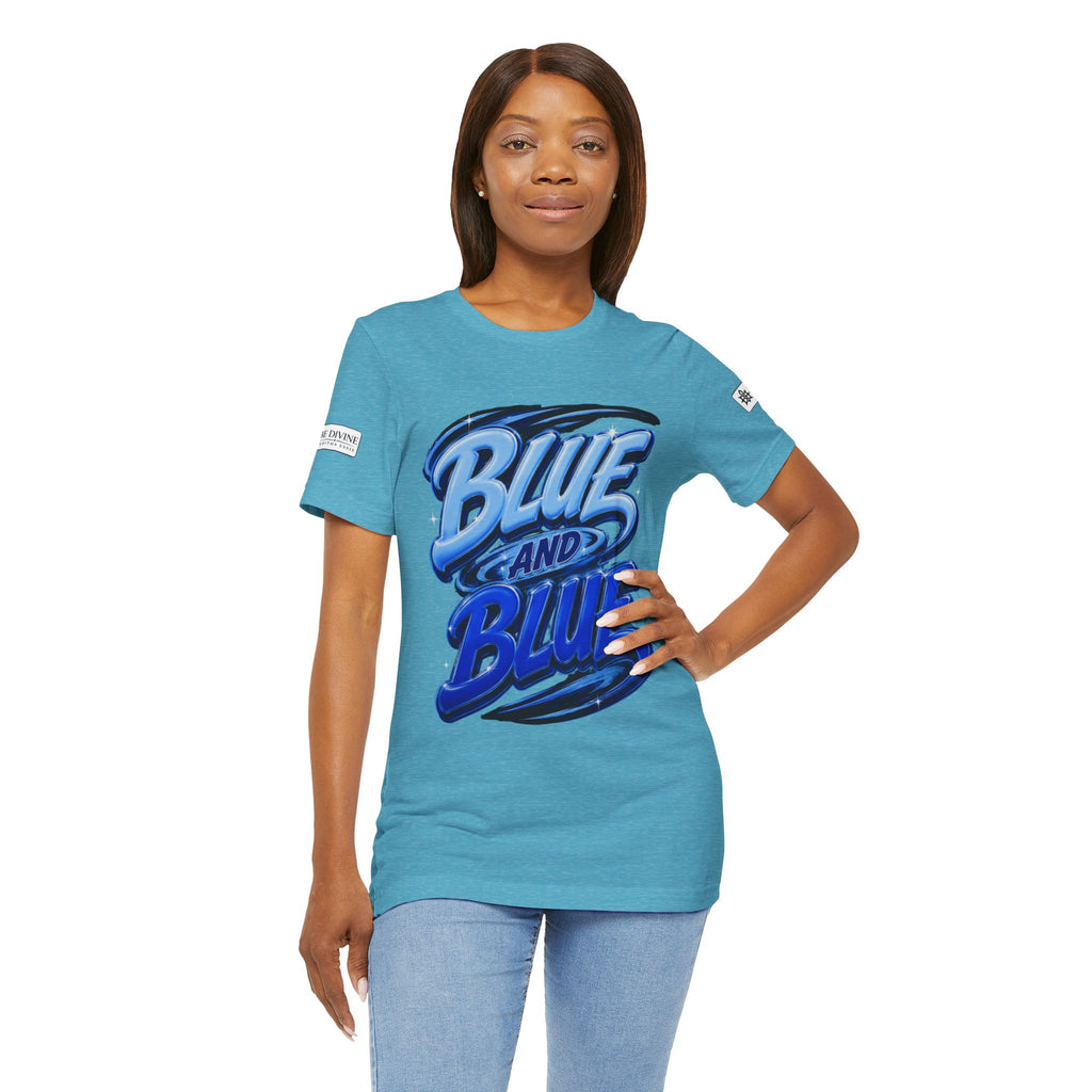BE DIVINE™ Blue and Blue Bie! – East Side Heritage Collector Tee