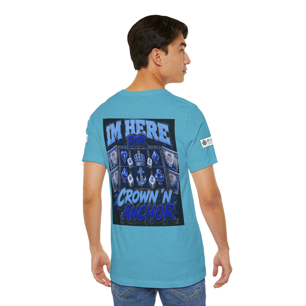 BE DIVINE™ Blue 'N Blue Heritage – I'm Here For Crown & Anchor Tee