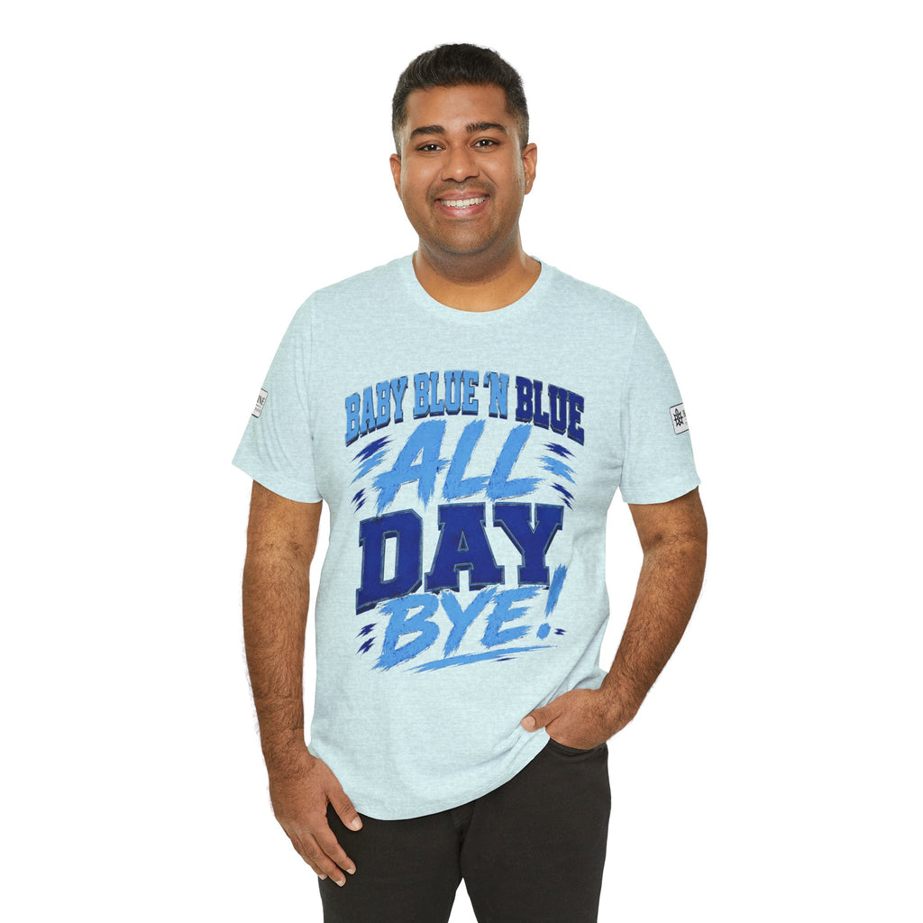 BE DIVINE™ Baby Blue 'N Blue All Day Bye! Heritage Collector Tee