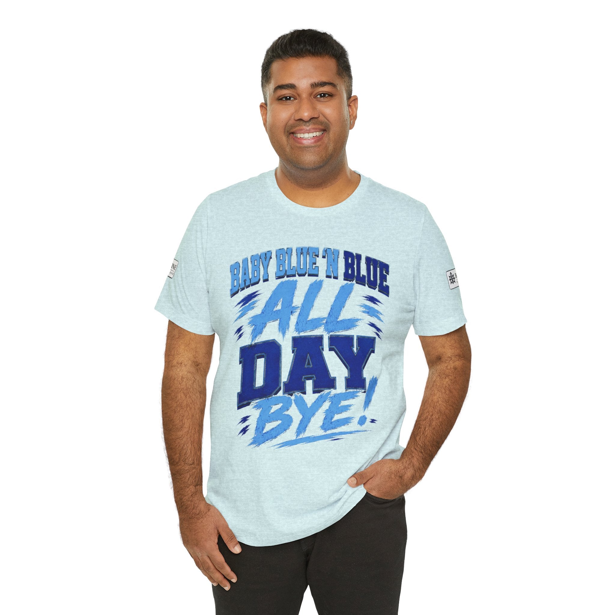 BE DIVINE™ Baby Blue 'N Blue All Day Bye! Heritage Collector Tee