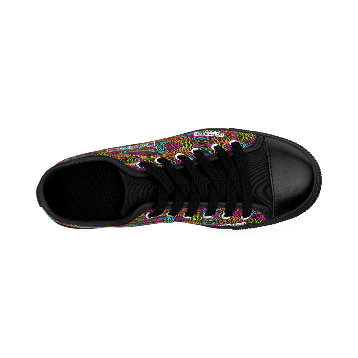 BE DIVINE™ Aurora Mirage Sneakers – Luxe Neon Pattern Women’s Shoes