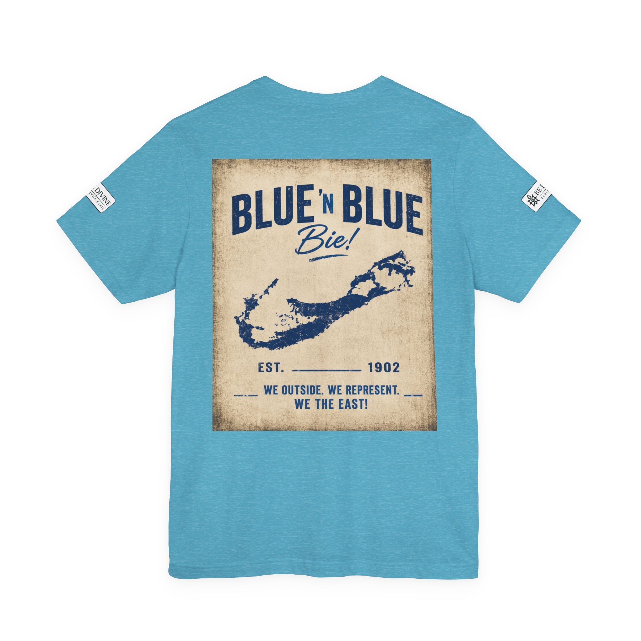 BE DIVINE™ Blue and Blue Bie! – East Side Heritage Collector Tee