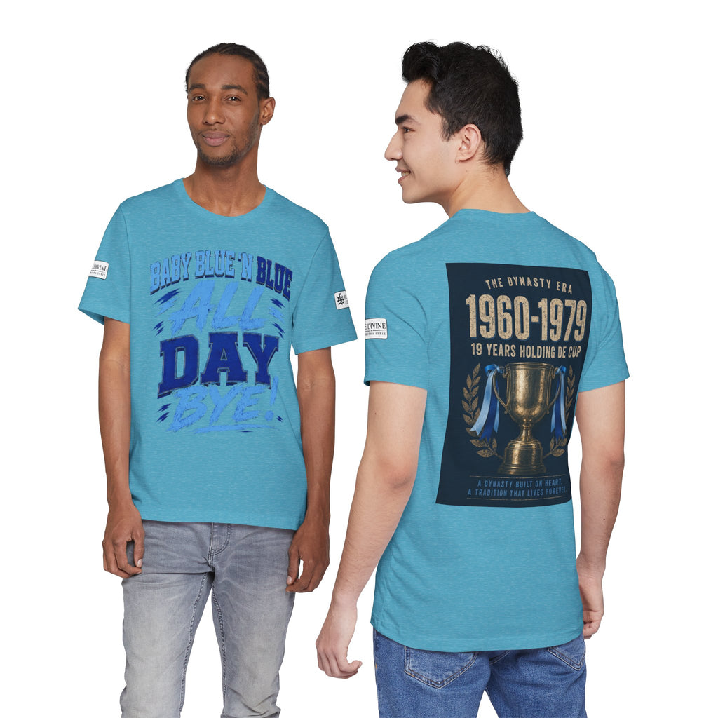 BE DIVINE™ Baby Blue 'N Blue All Day Bye! Heritage Collector Tee