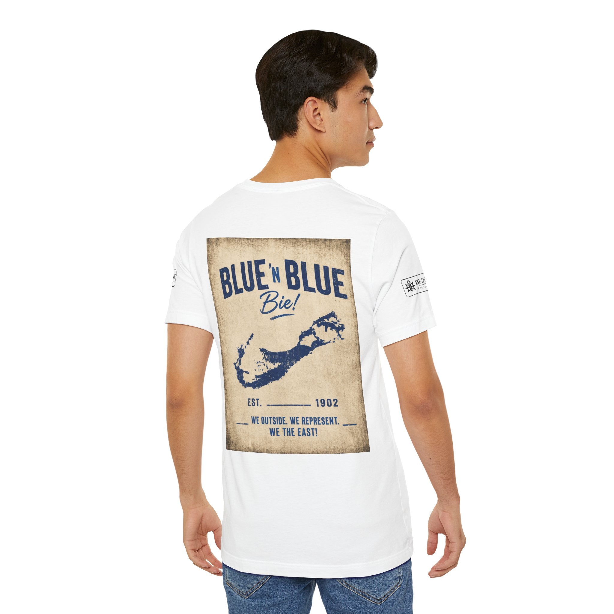 BE DIVINE™ Blue and Blue Bie! – East Side Heritage Collector Tee