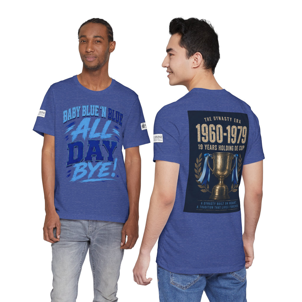 BE DIVINE™ Baby Blue 'N Blue All Day Bye! Heritage Collector Tee