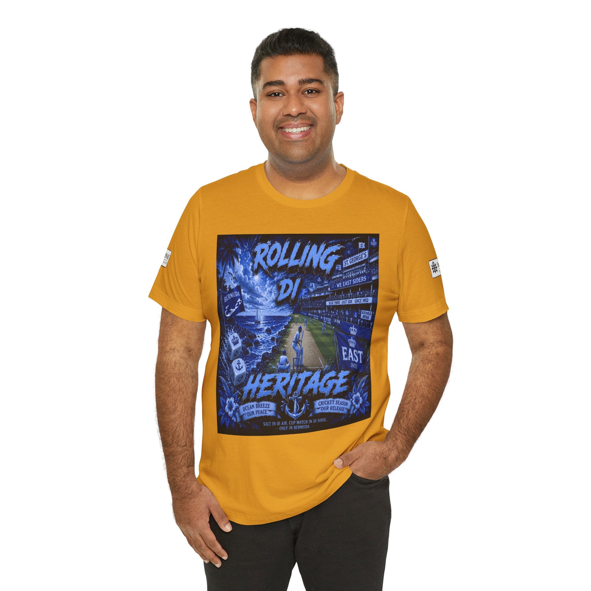 BE DIVINE™ Rolling Di Heritage – All I See Is Blue Vibes Heritage Tee