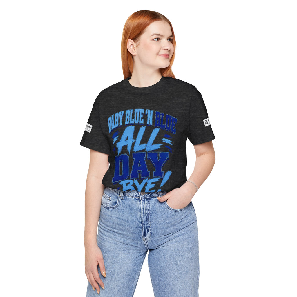 BE DIVINE™ Baby Blue 'N Blue All Day Bye! Heritage Collector Tee