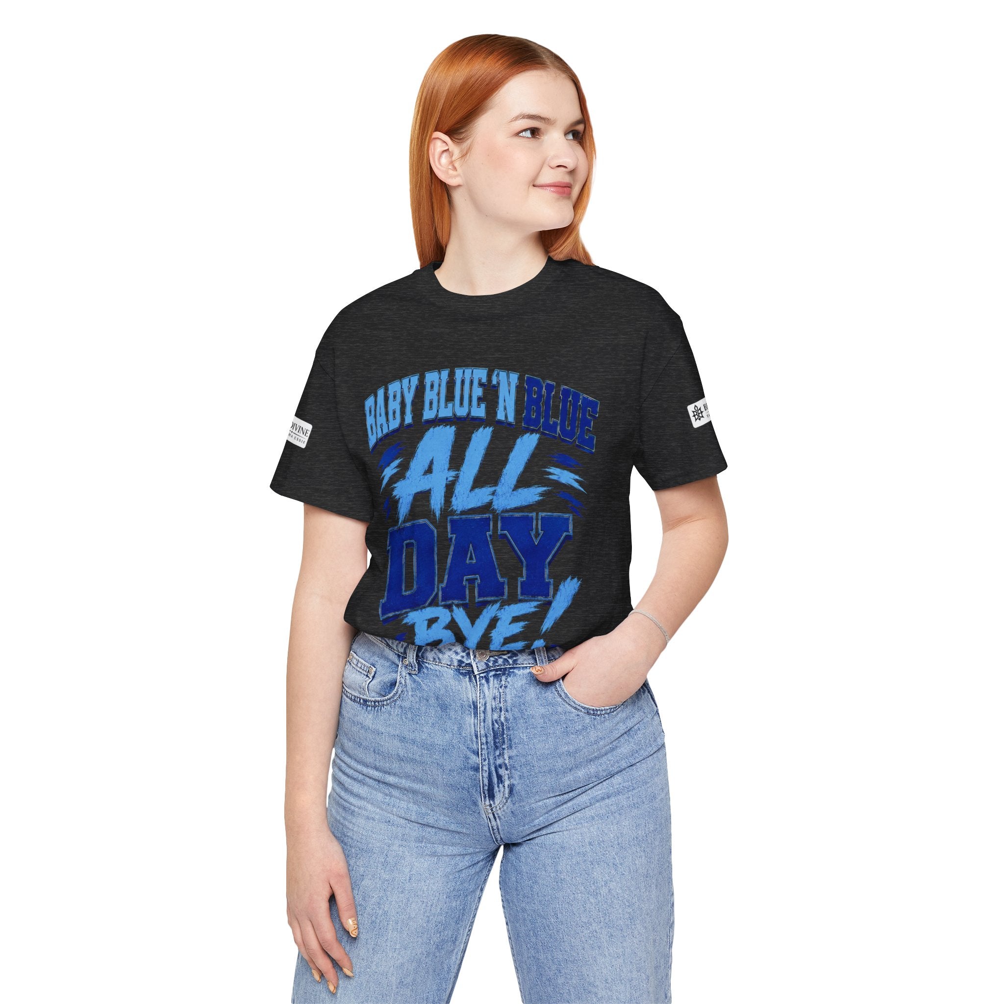 BE DIVINE™ Baby Blue 'N Blue All Day Bye! Heritage Collector Tee