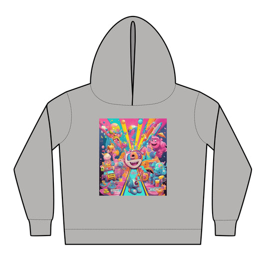 BE DIVINE™ Toddler Fleece Hoodie – Colorful Fantasy Art | Cozy Pullover for Kids (2T–5/6Y)