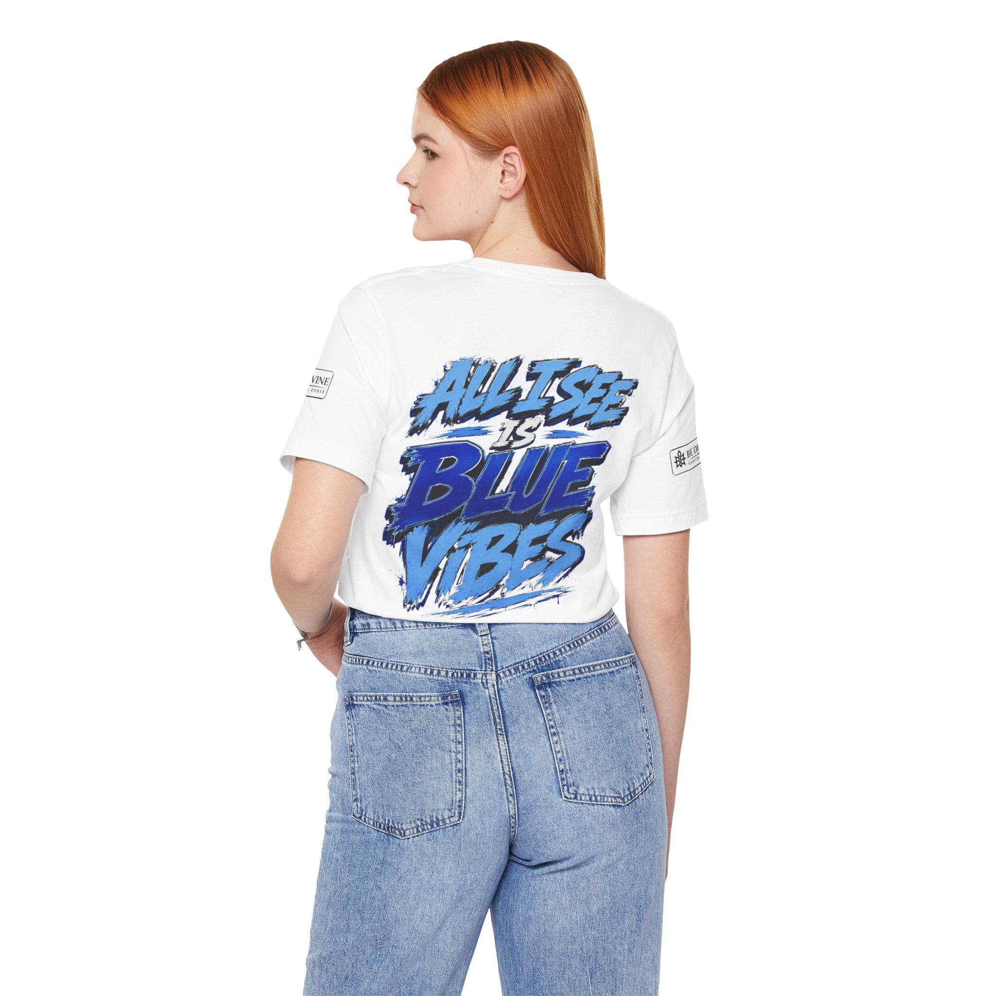 BE DIVINE™ Rolling Di Heritage – All I See Is Blue Vibes Heritage Tee