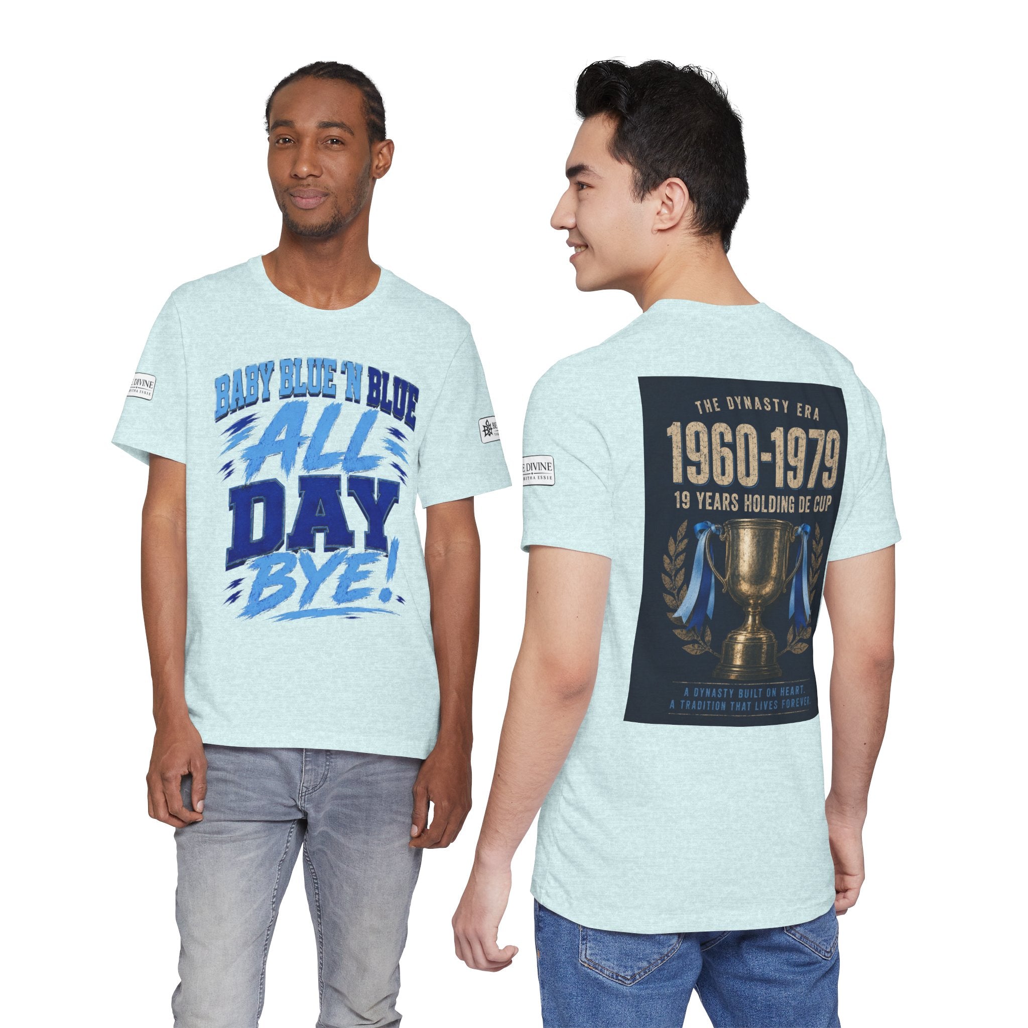 BE DIVINE™ Baby Blue 'N Blue All Day Bye! Heritage Collector Tee