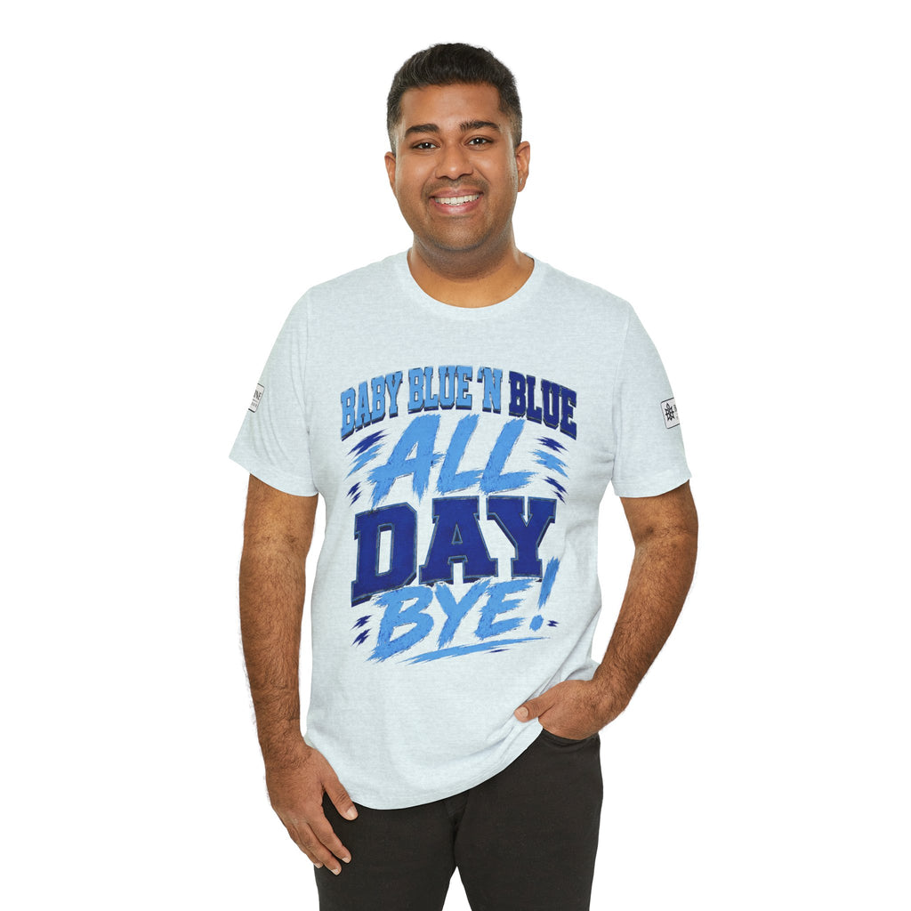 BE DIVINE™ Baby Blue 'N Blue All Day Bye! Heritage Collector Tee