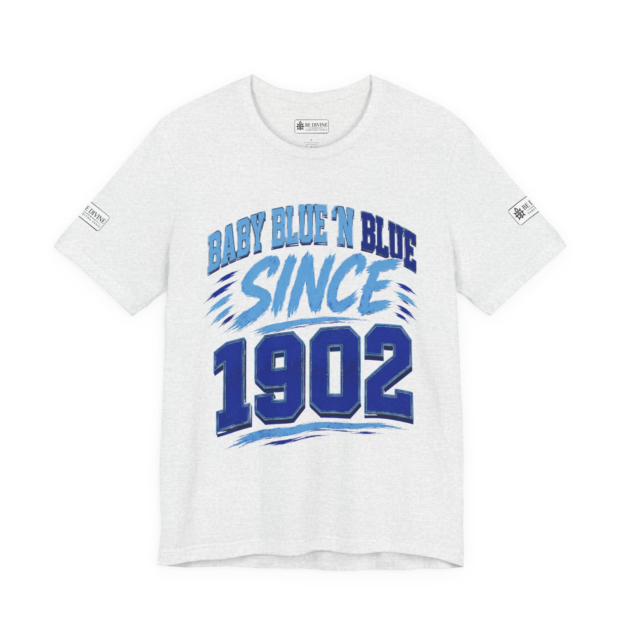 BE DIVINE™ Baby Blue 'N Blue Since 1902 Royalty Tee