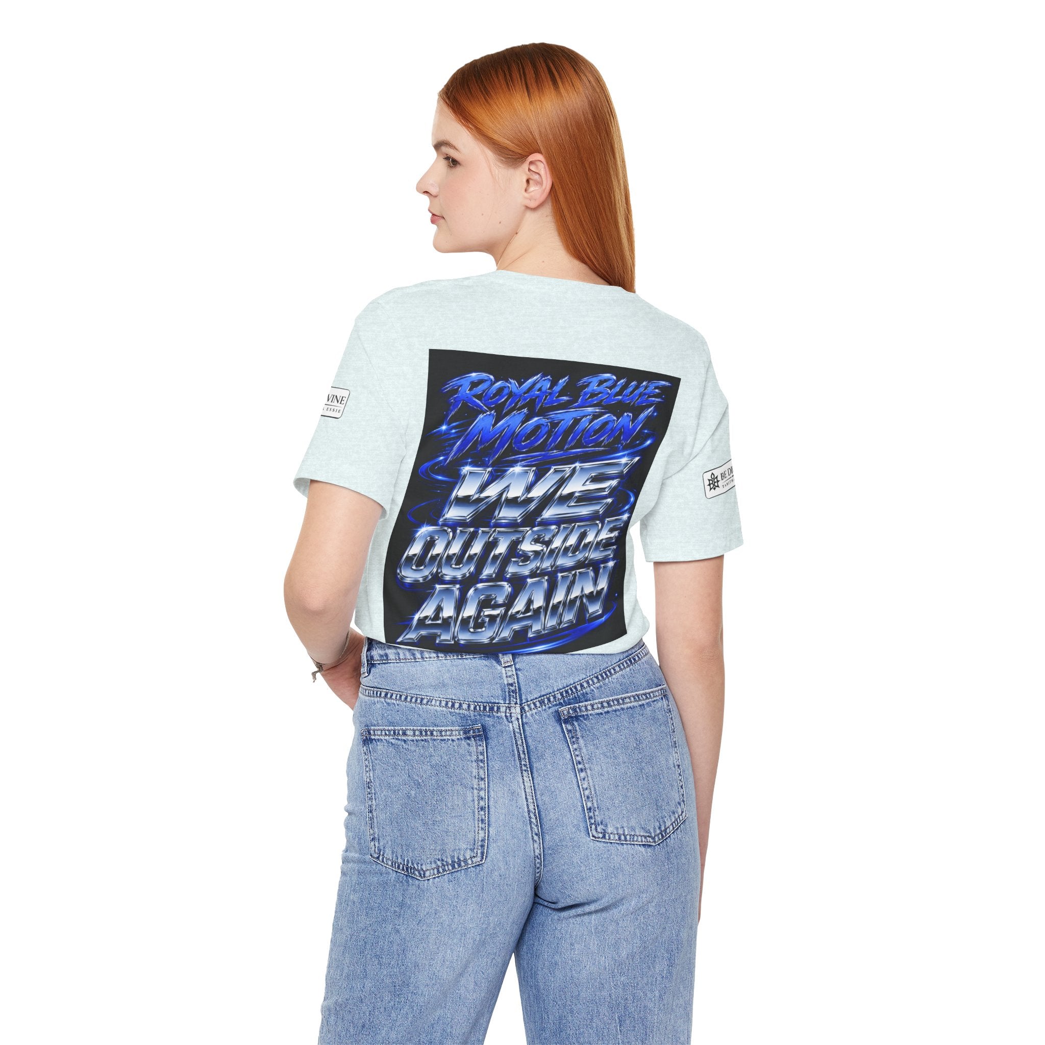 BE DIVINE™ Baby Blue 'N Blue Culture – We Outside Tee