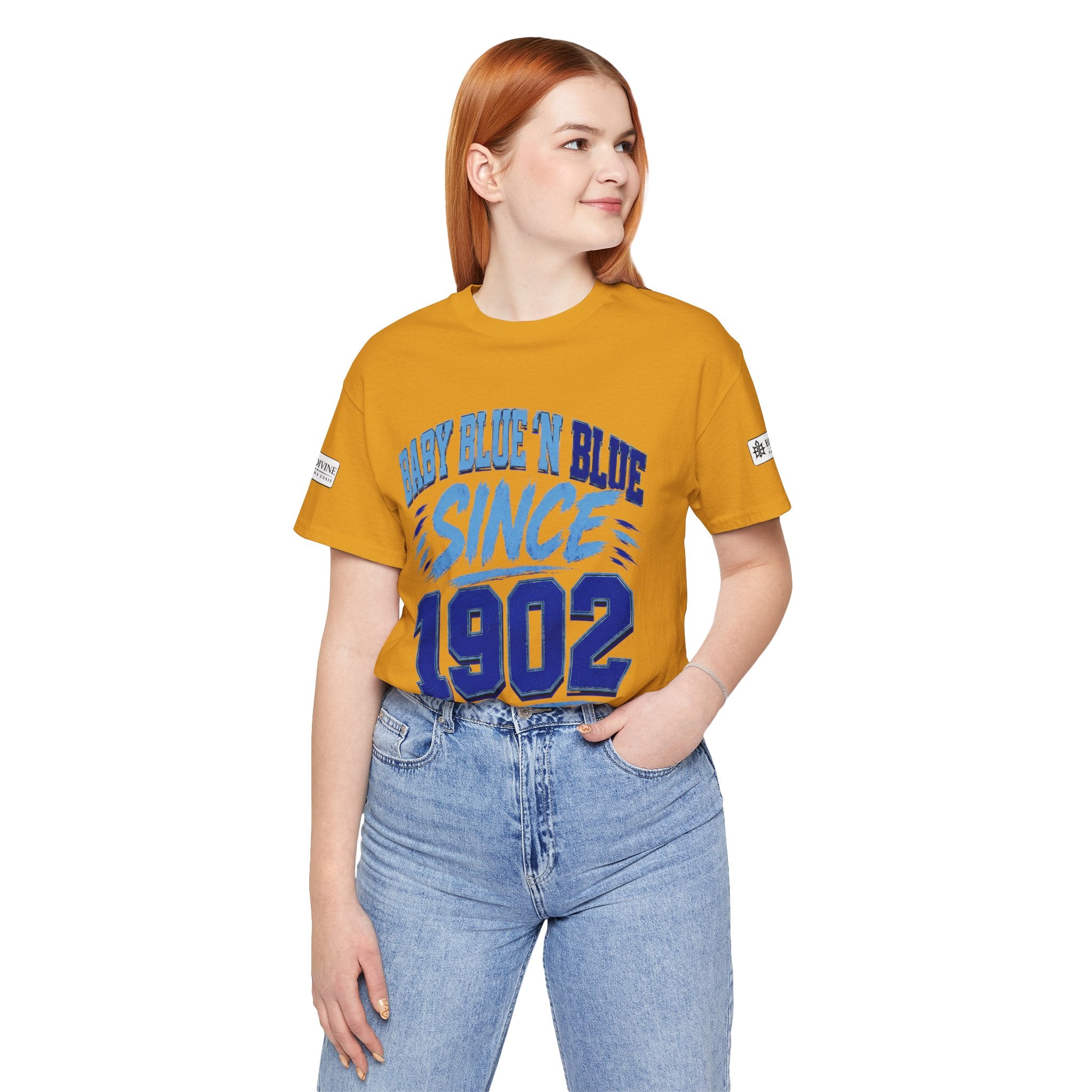 BE DIVINE™ Baby Blue 'N Blue Since 1902 Royalty Tee