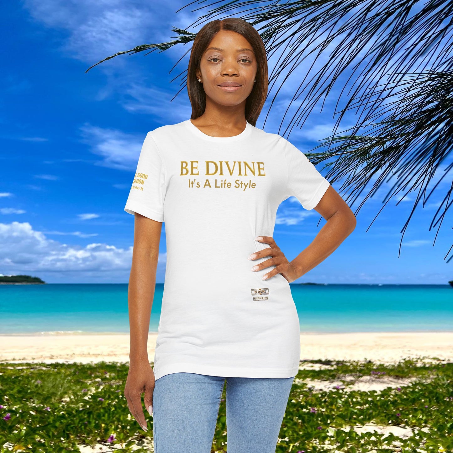 BE DIVINE™ Signature Tee – Feel Good Fashion by Tabitha Essie