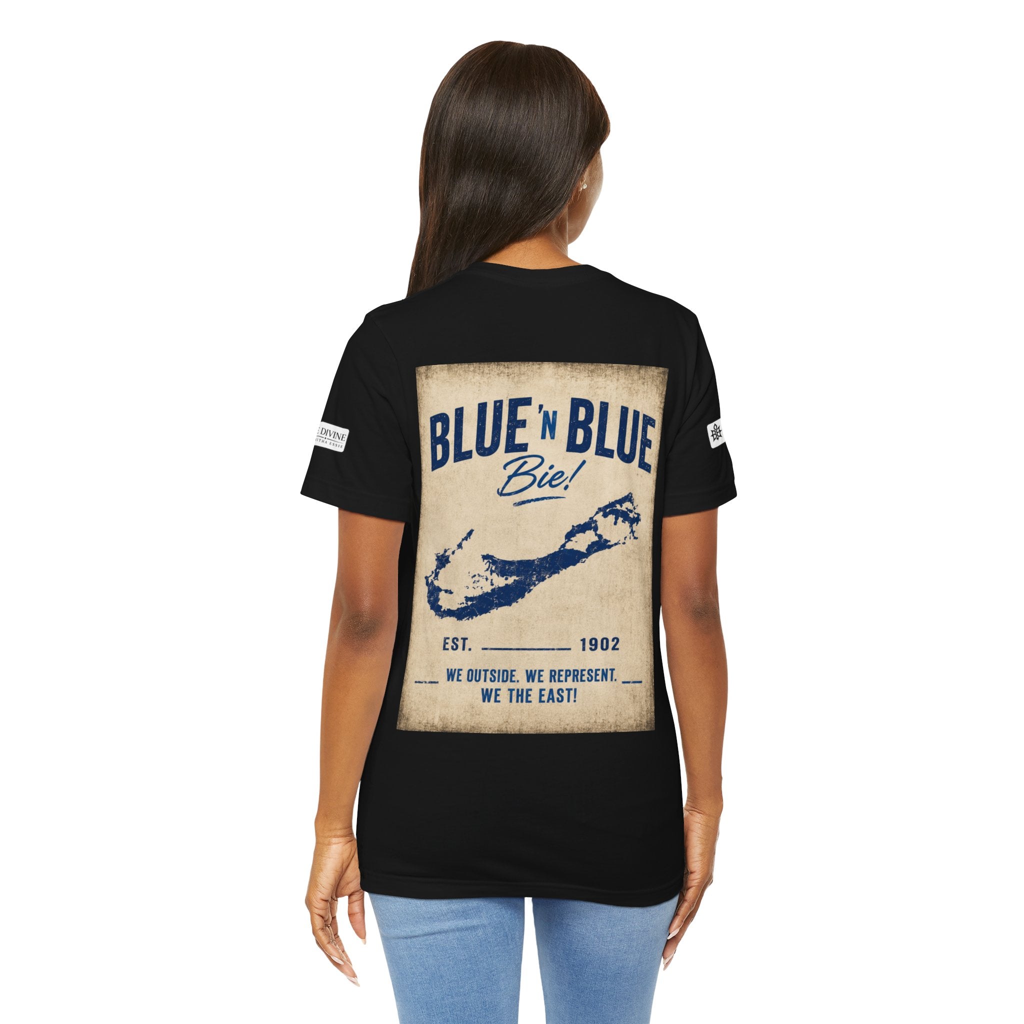 BE DIVINE™ Blue and Blue Bie! – East Side Heritage Collector Tee