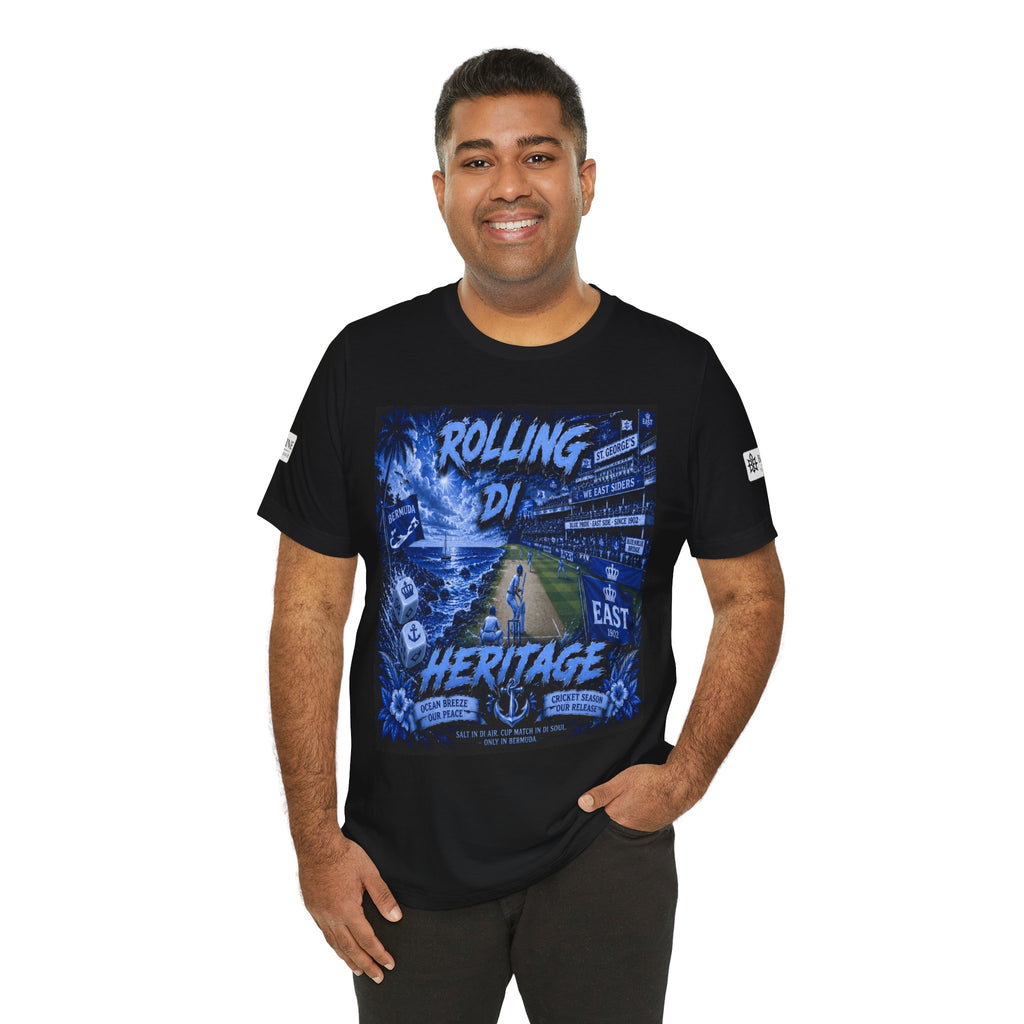 BE DIVINE™ Rolling Di Heritage – All I See Is Blue Vibes Heritage Tee