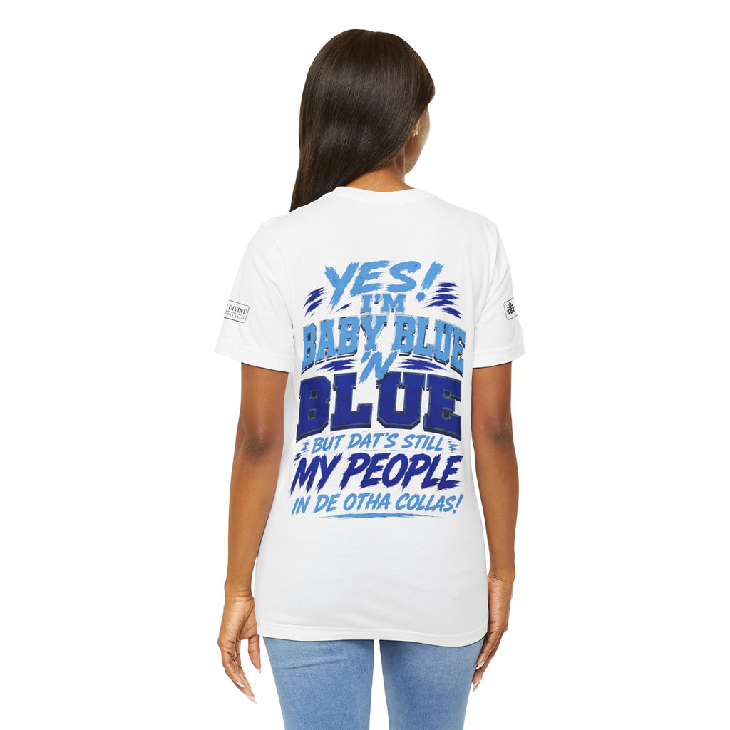 BE DIVINE™ Blue 'N Blue Since 1902 – Through 'N Through Heritage Tee