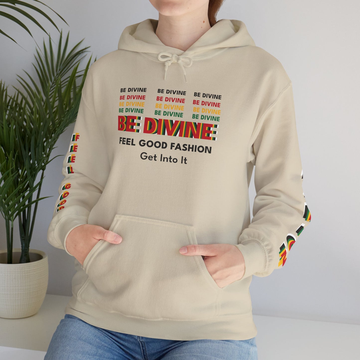 BE DIVINE™ Signature Unisex Heavy Blend™ Hooded Sweatshirt