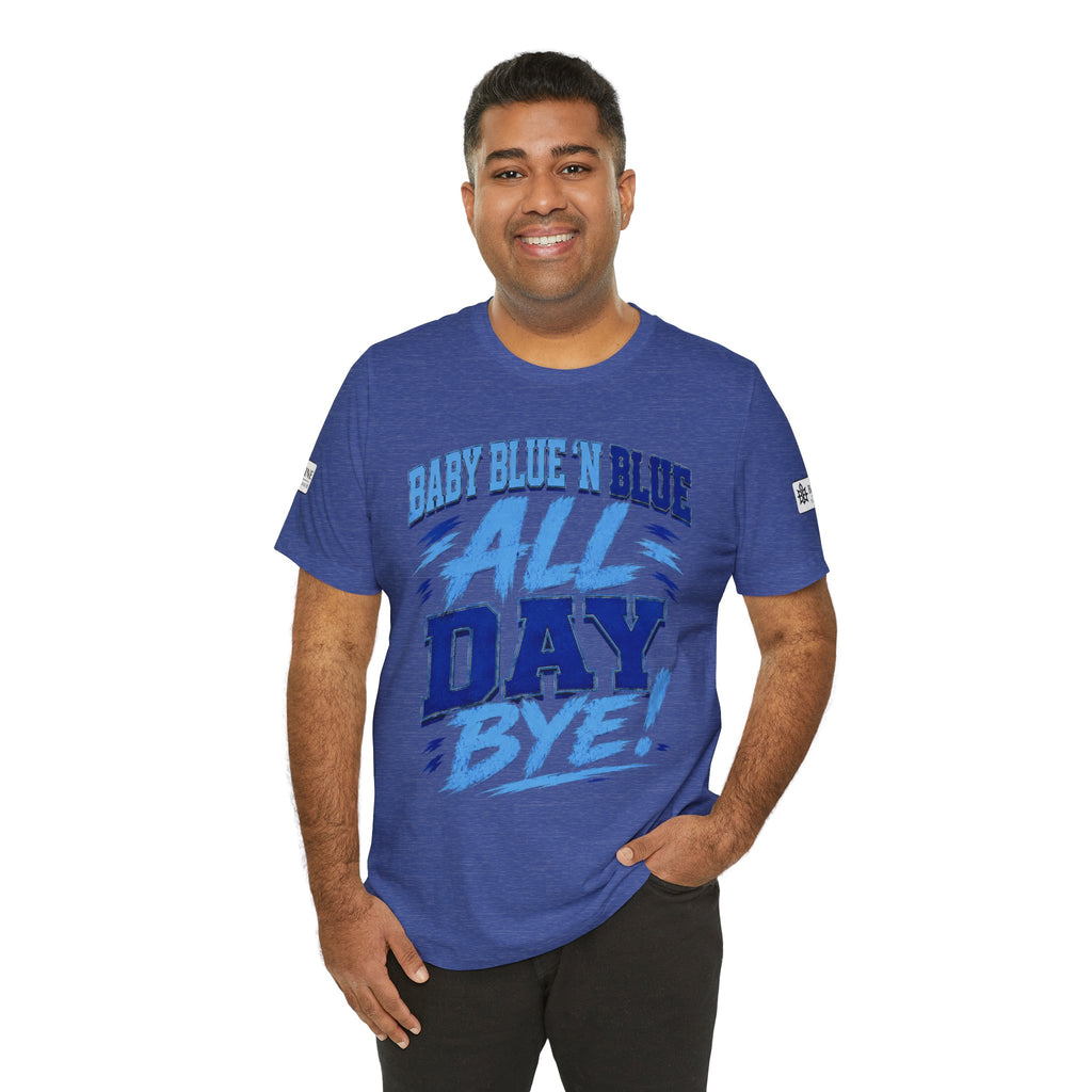 BE DIVINE™ Baby Blue 'N Blue All Day Bye! Heritage Collector Tee