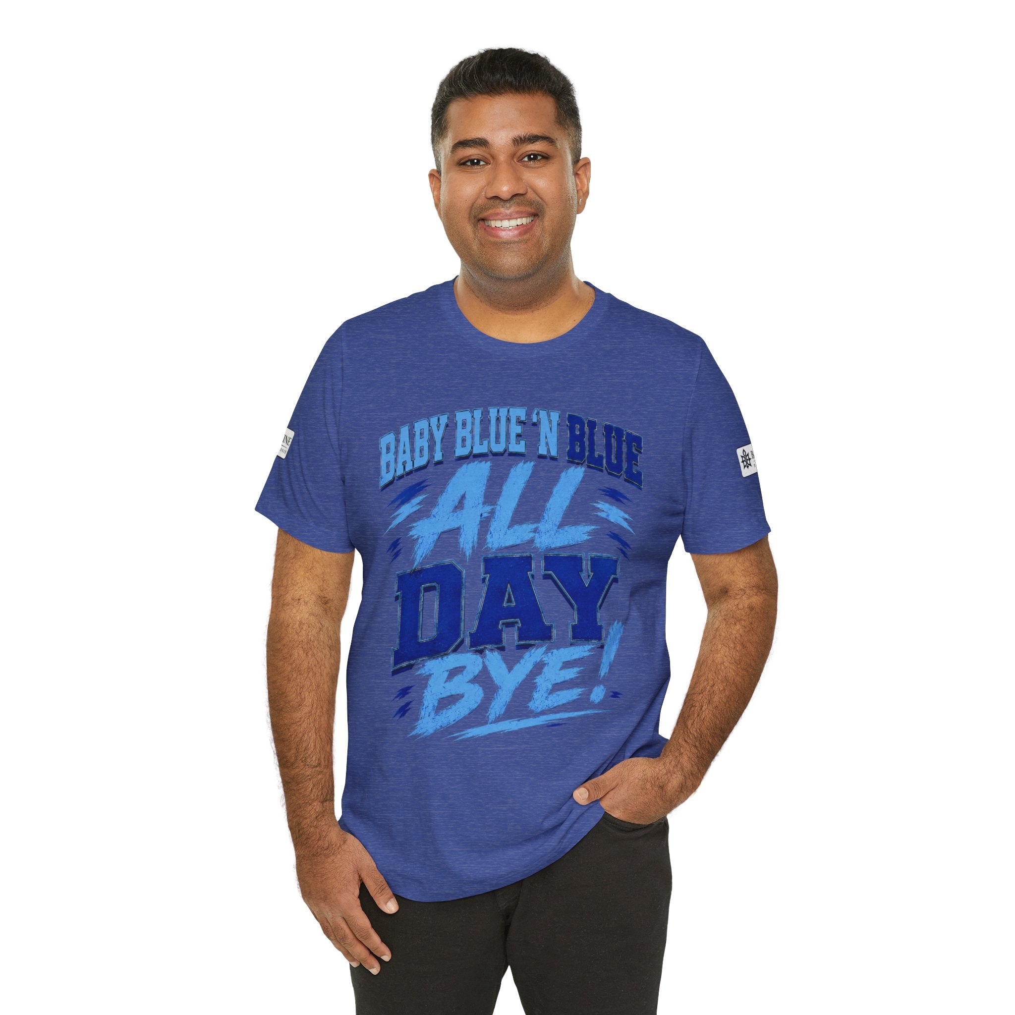 BE DIVINE™ Baby Blue 'N Blue All Day Bye! Heritage Collector Tee