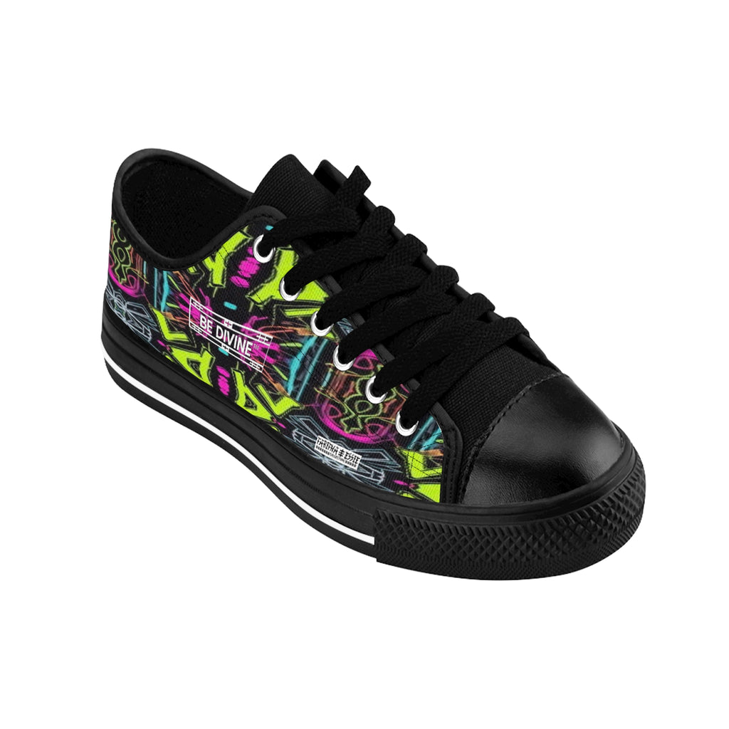 Neon Frequency Low-Top Sneakers - BE Divine™ Designed by Tabitha Essie | Limited Edition Exclusive