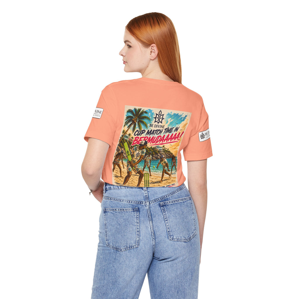 BE DIVINE™ Just Vibes Tee – Bermuda Cup Match Edition