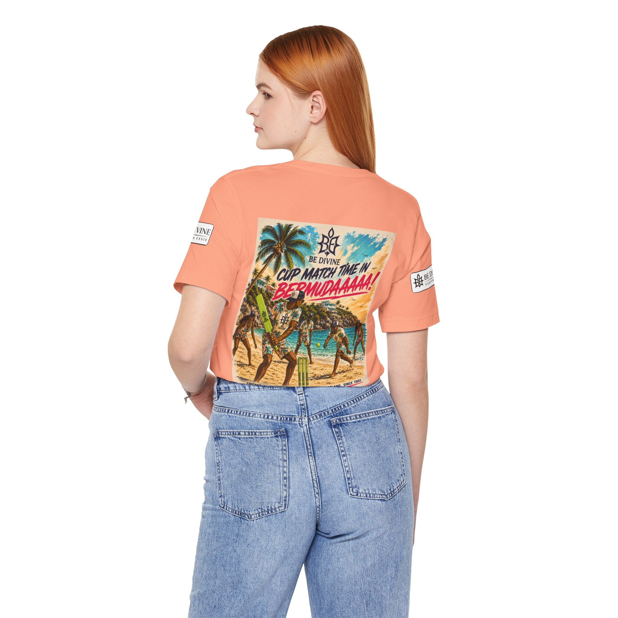 BE DIVINE™ Just Vibes Tee – Bermuda Cup Match Edition