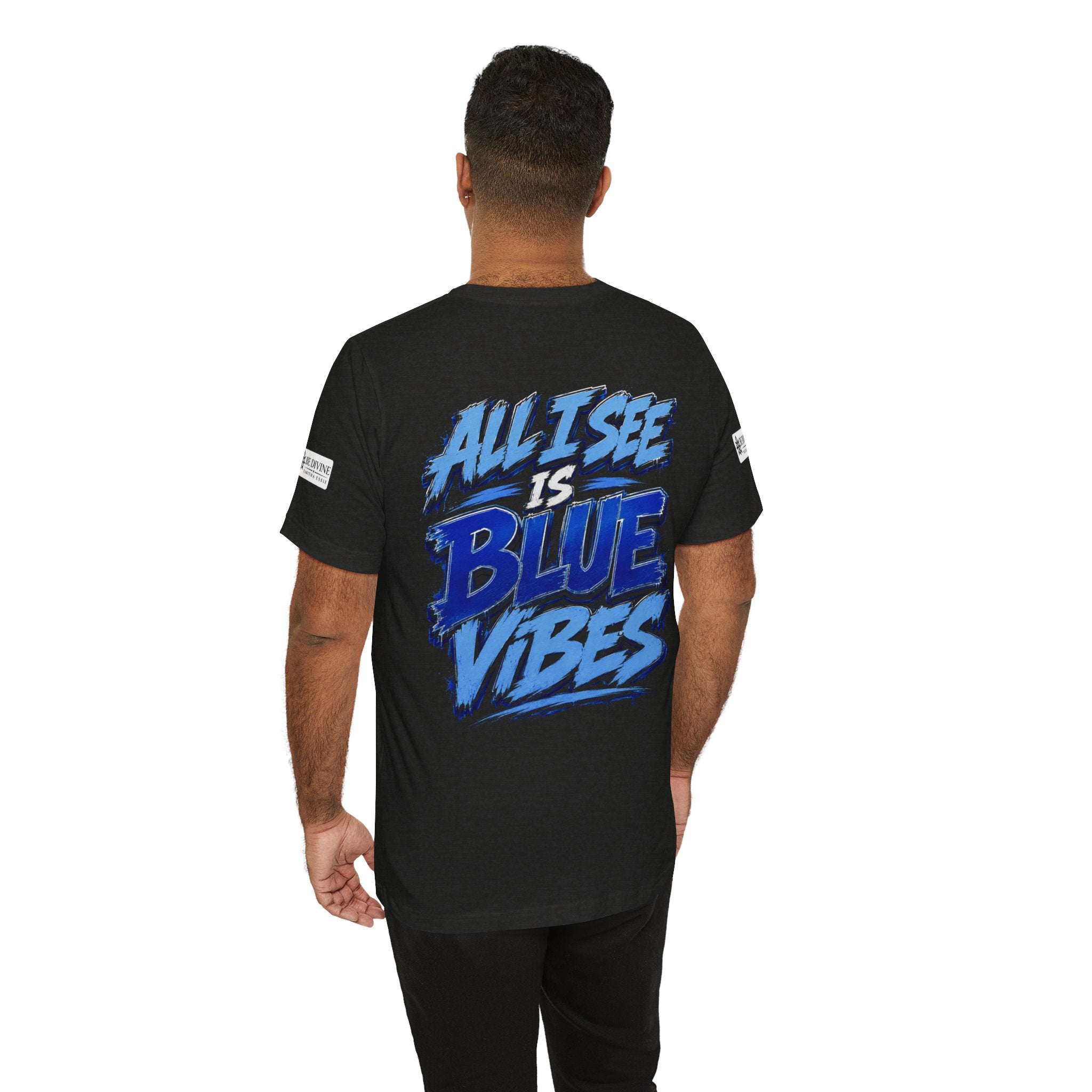 BE DIVINE™ Rolling Di Heritage – All I See Is Blue Vibes Heritage Tee