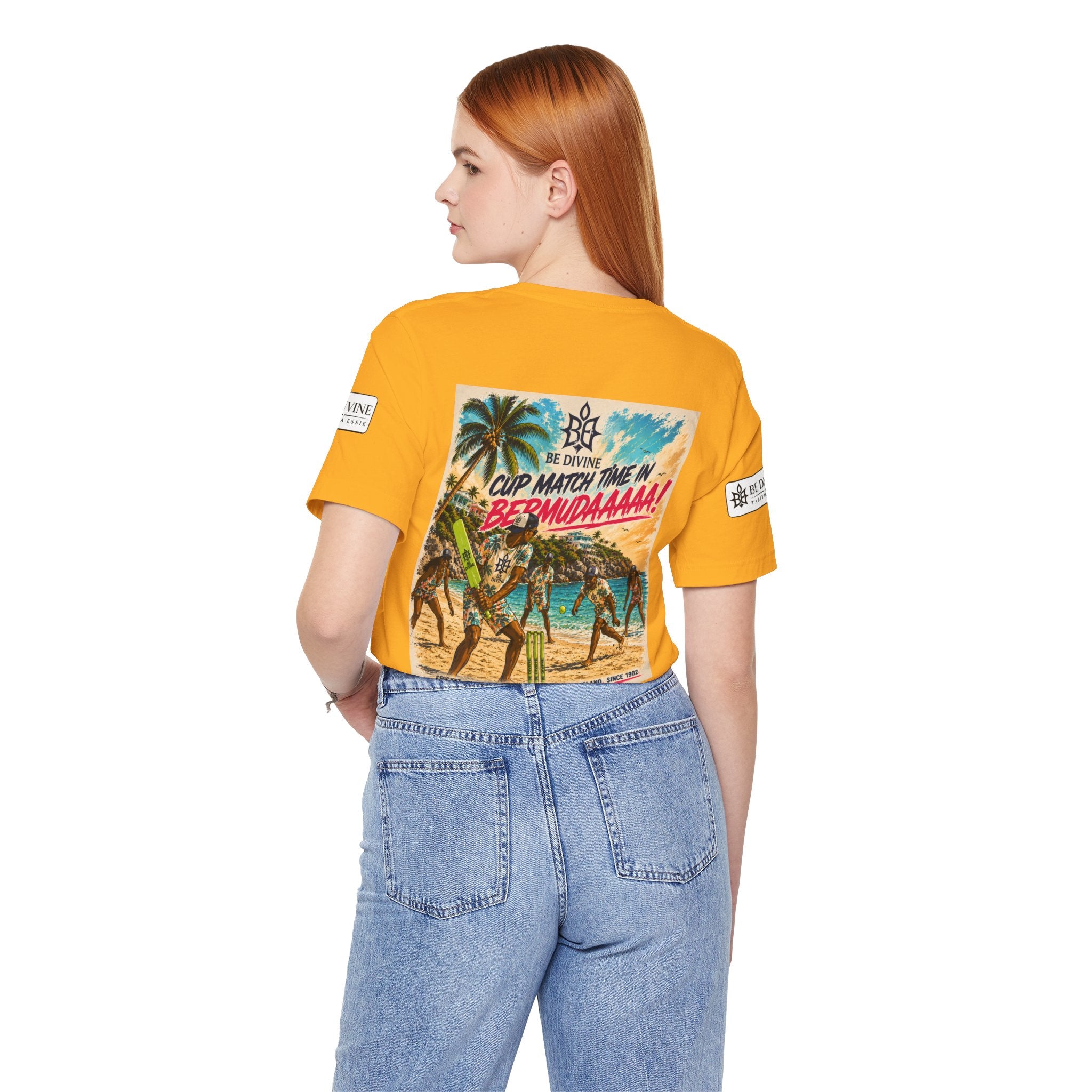 BE DIVINE™ Just Vibes Tee – Bermuda Cup Match Edition