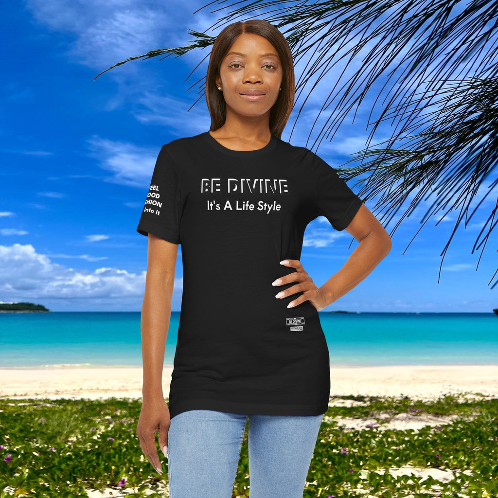 BE DIVINE™ Unisex T-Shirt - All-Black Premium Edition