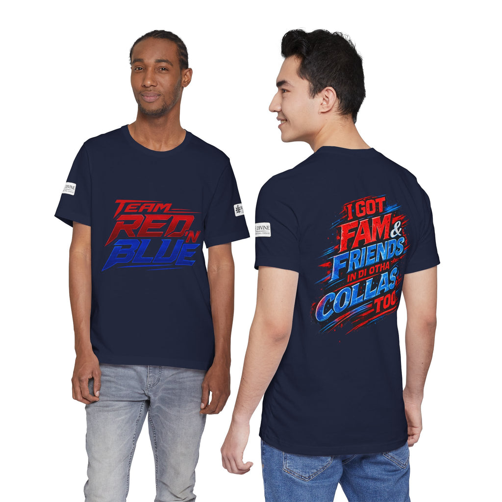 BE DIVINE™ Team Red ’N Blue Heritage Tee