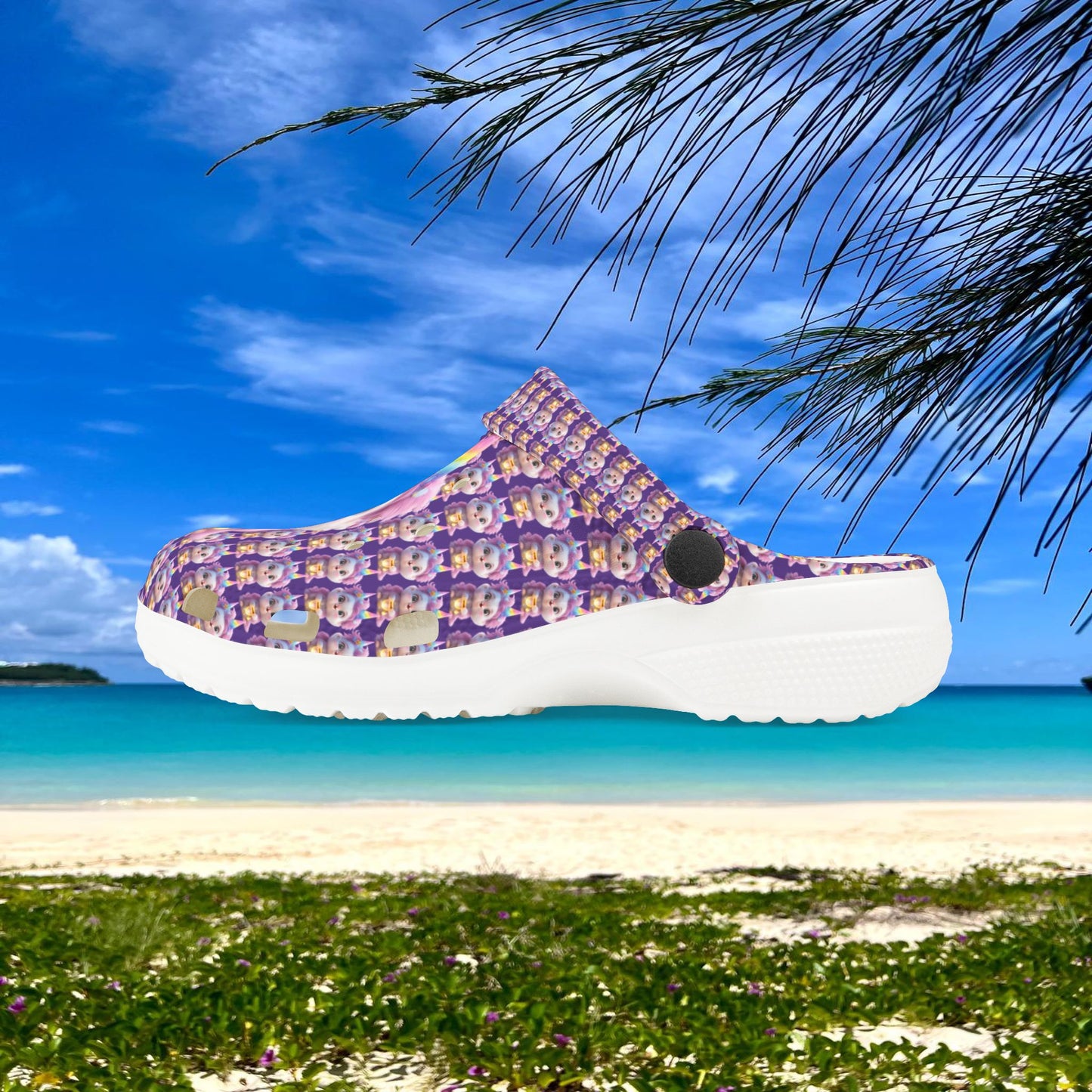 Kids EVA Foam Clogs (AOP) | BE DIVINE™ Comfort Slides